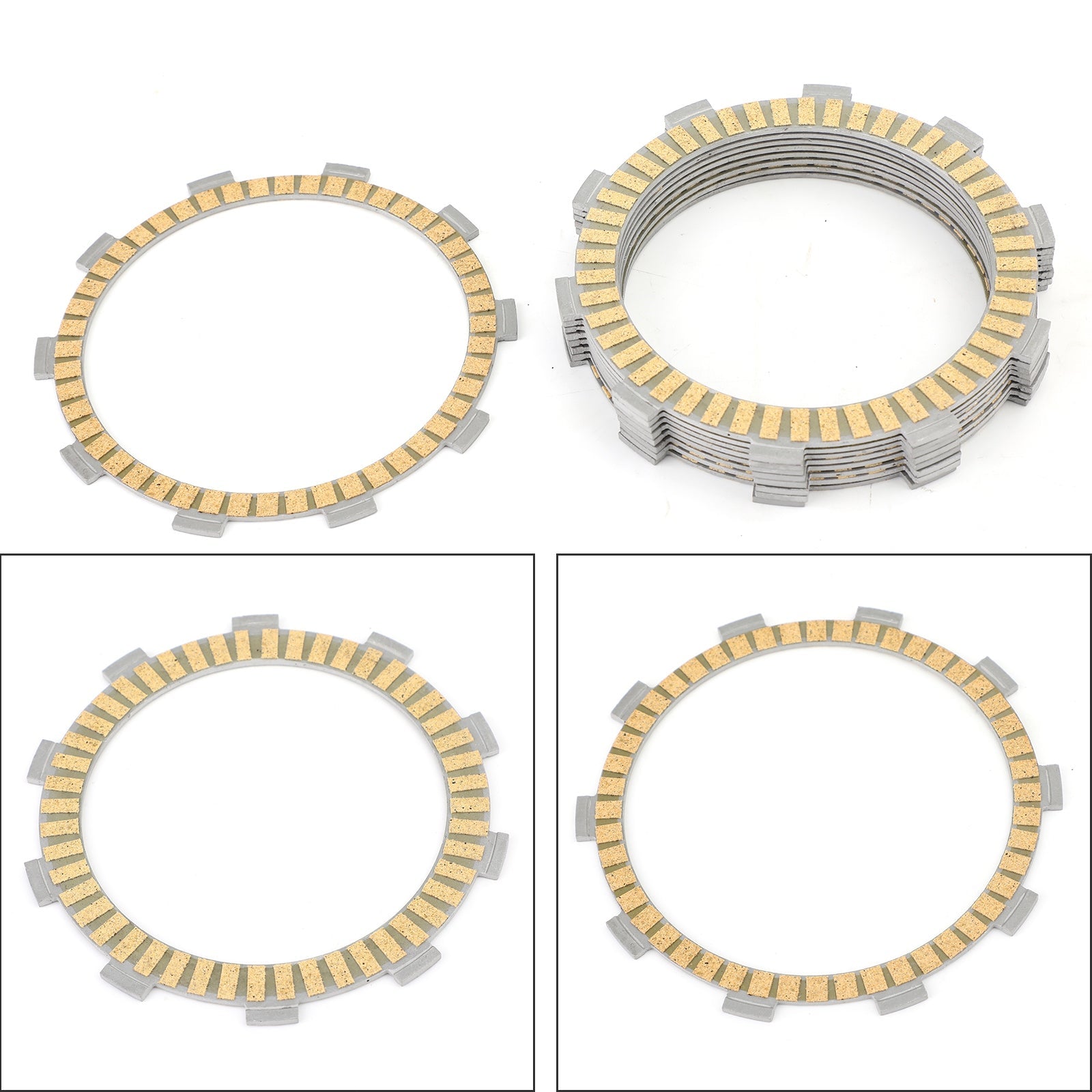 Clutch Friction Plate Kit Set for Honda CBR CBF 600 VFR 700 750 800 Generic