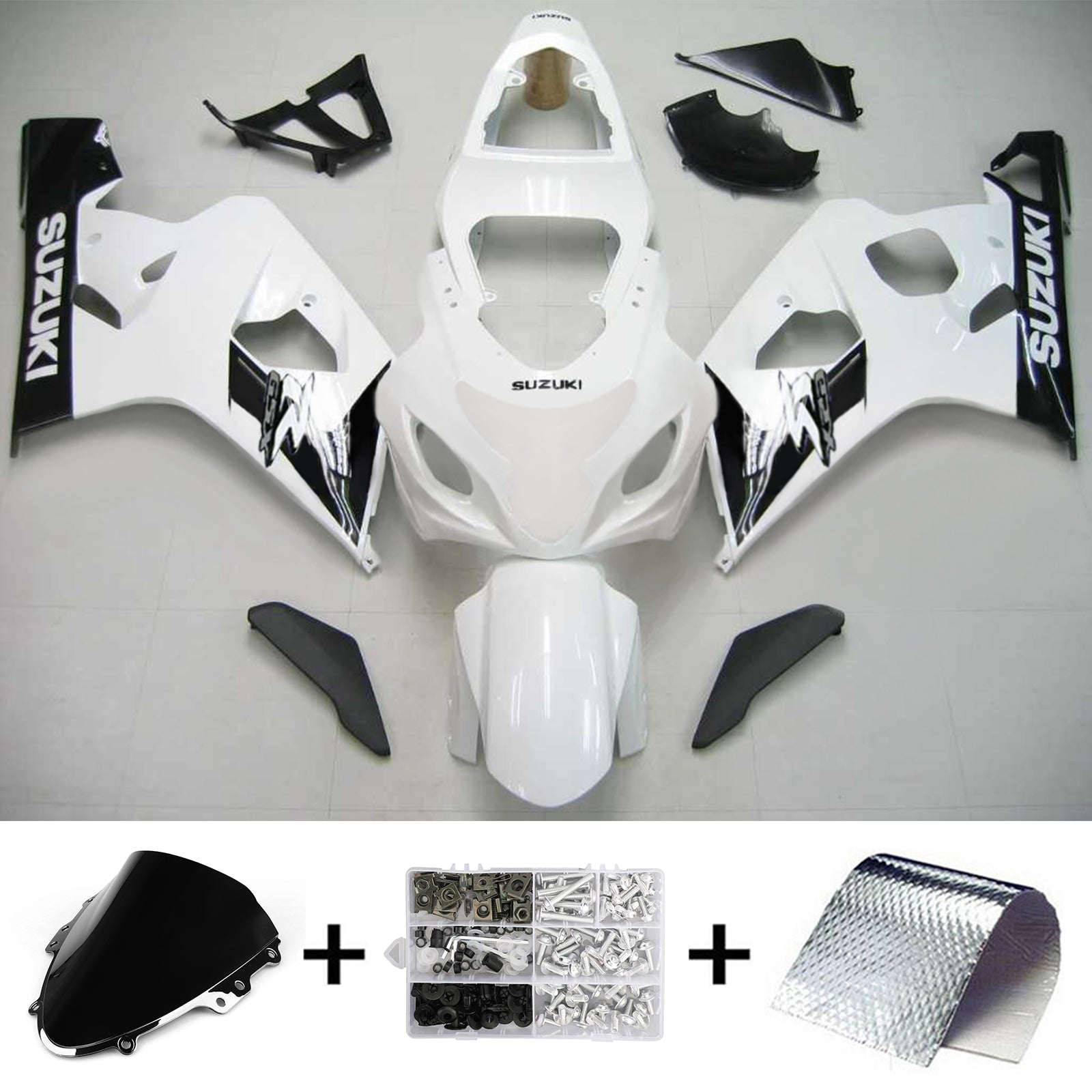 2004-2005 Suzuki GSXR 600/750 K4 Amotopart Injection Fairing Kit Bodywork Plastic ABS #140