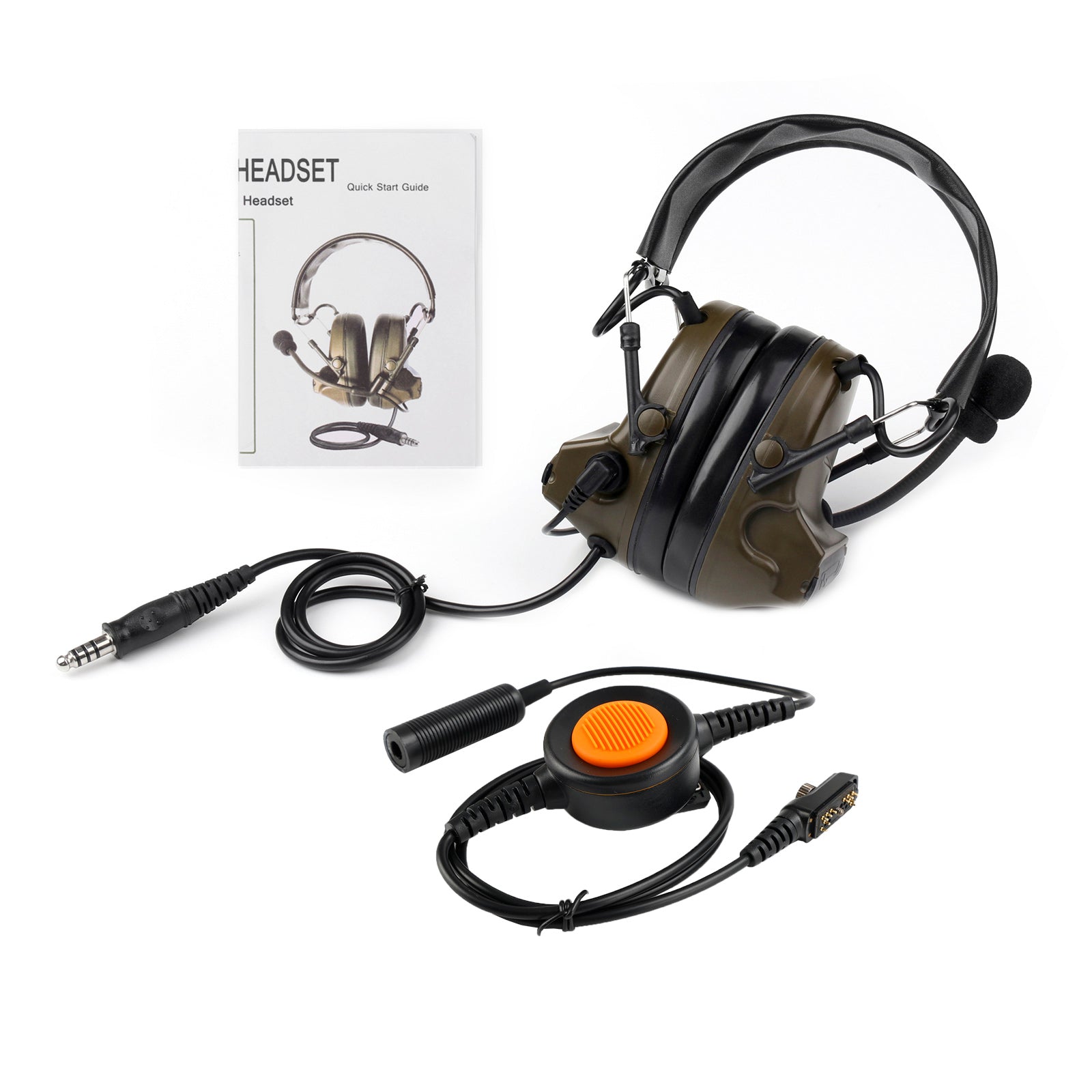 Casque tactique Z H50 pour Radio Hytera PD780/780G/700/700G/580/788/782/785