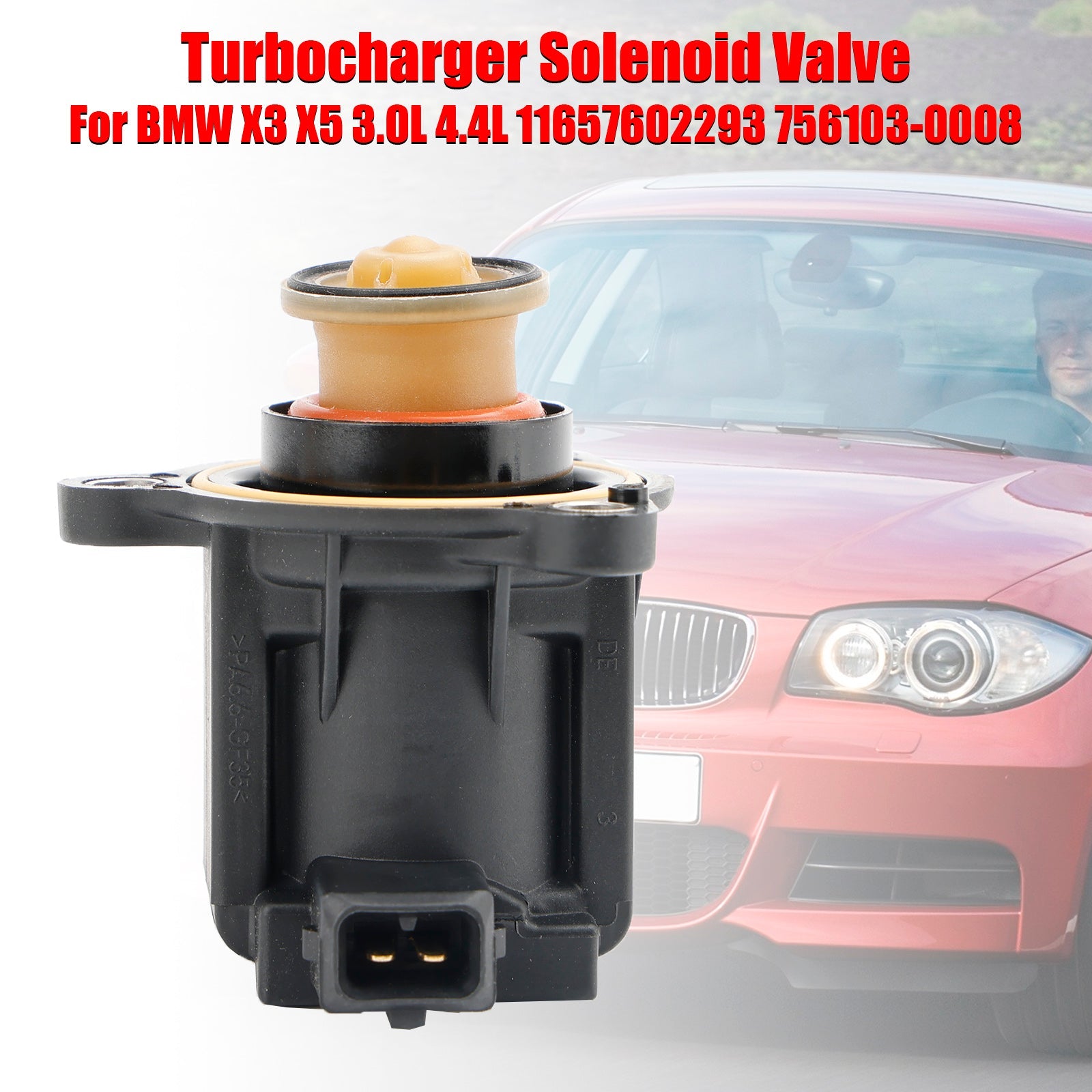 Électrovanne de turbocompresseur BMW X3 X5 3.0L 4.4L 11657602293 756103-0008