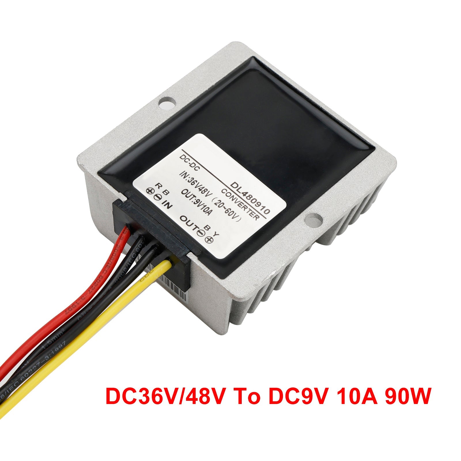 Convertisseur DC/DC étanche 10A, régulateur d'alimentation 36V/48V, abaisseur à 9V