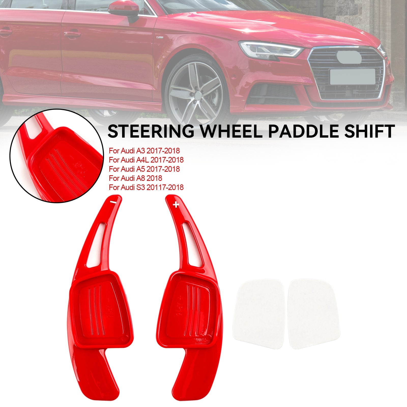 Stuurwiel Shift Paddle Shifter Uitbreiding Fit Audi A3 A5 A8 S3 S5