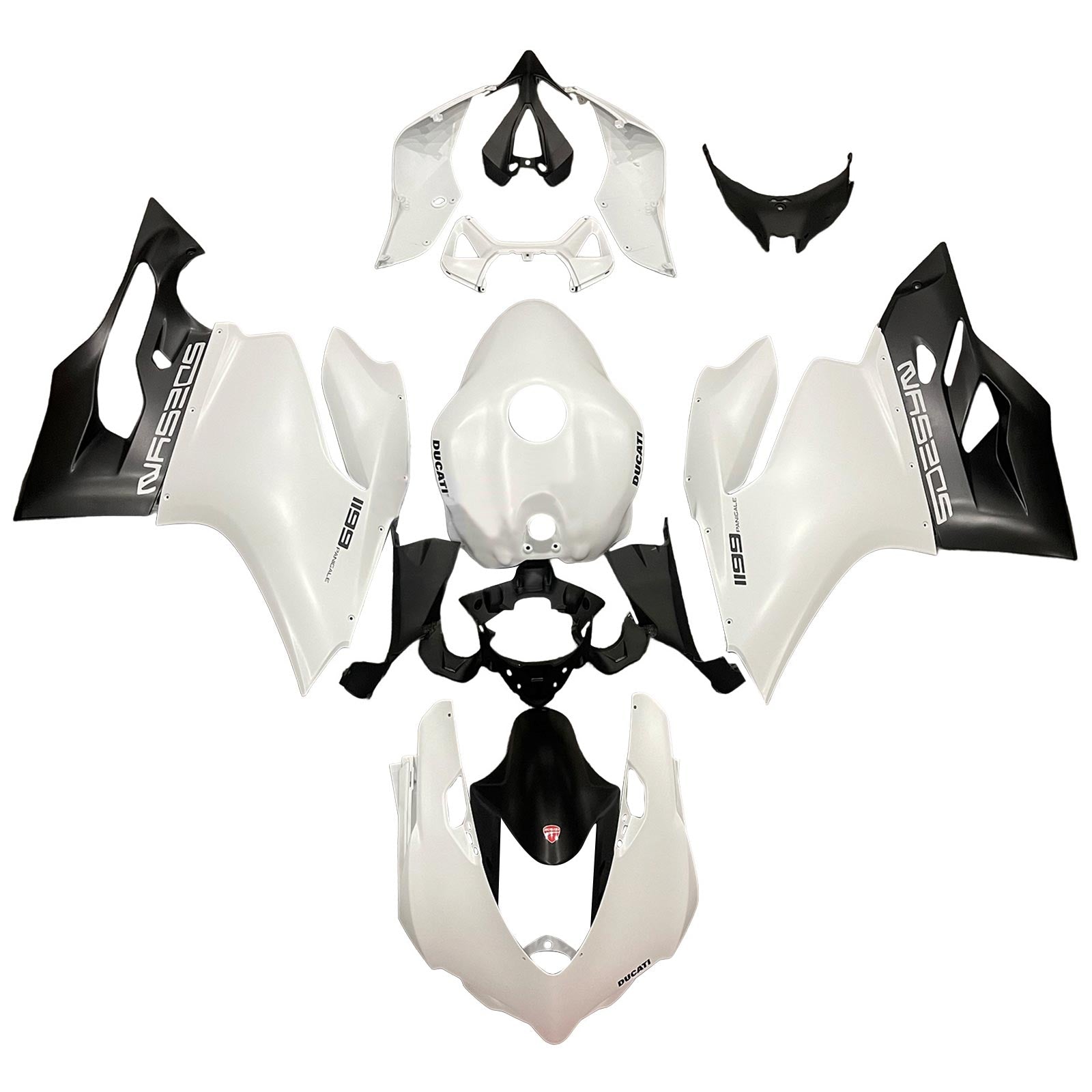 2012-2015 Ducati 1199 899 Injection Fairing Kit Karosseri Plast ABS#112