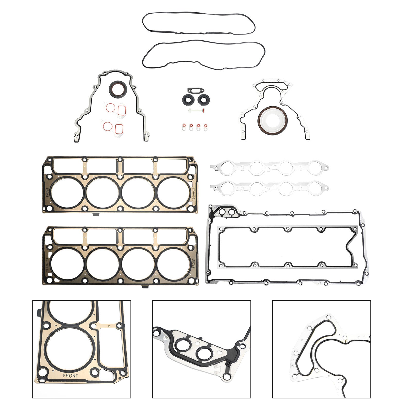 LS Pakkingset Kit & LS9 Koppakkingen Voor GM Chevrolet LS1/LS6/LQ4/LQ9/4.8/5.3/5.7 Generiek