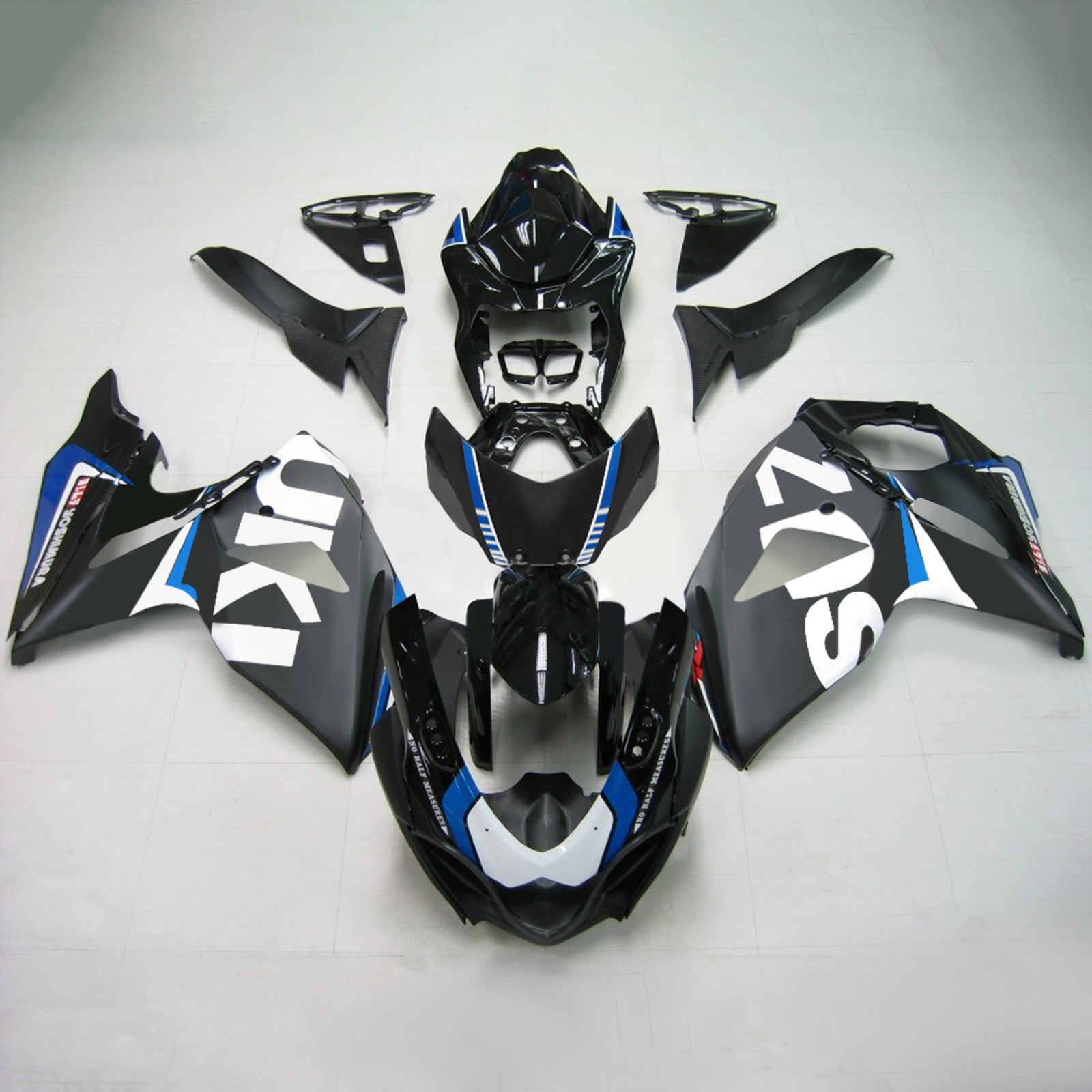 2009-2016 Suzuki GSXR1000 K9 Amotopart Injection Fairing Kit Bodywork Plastic ABS #128