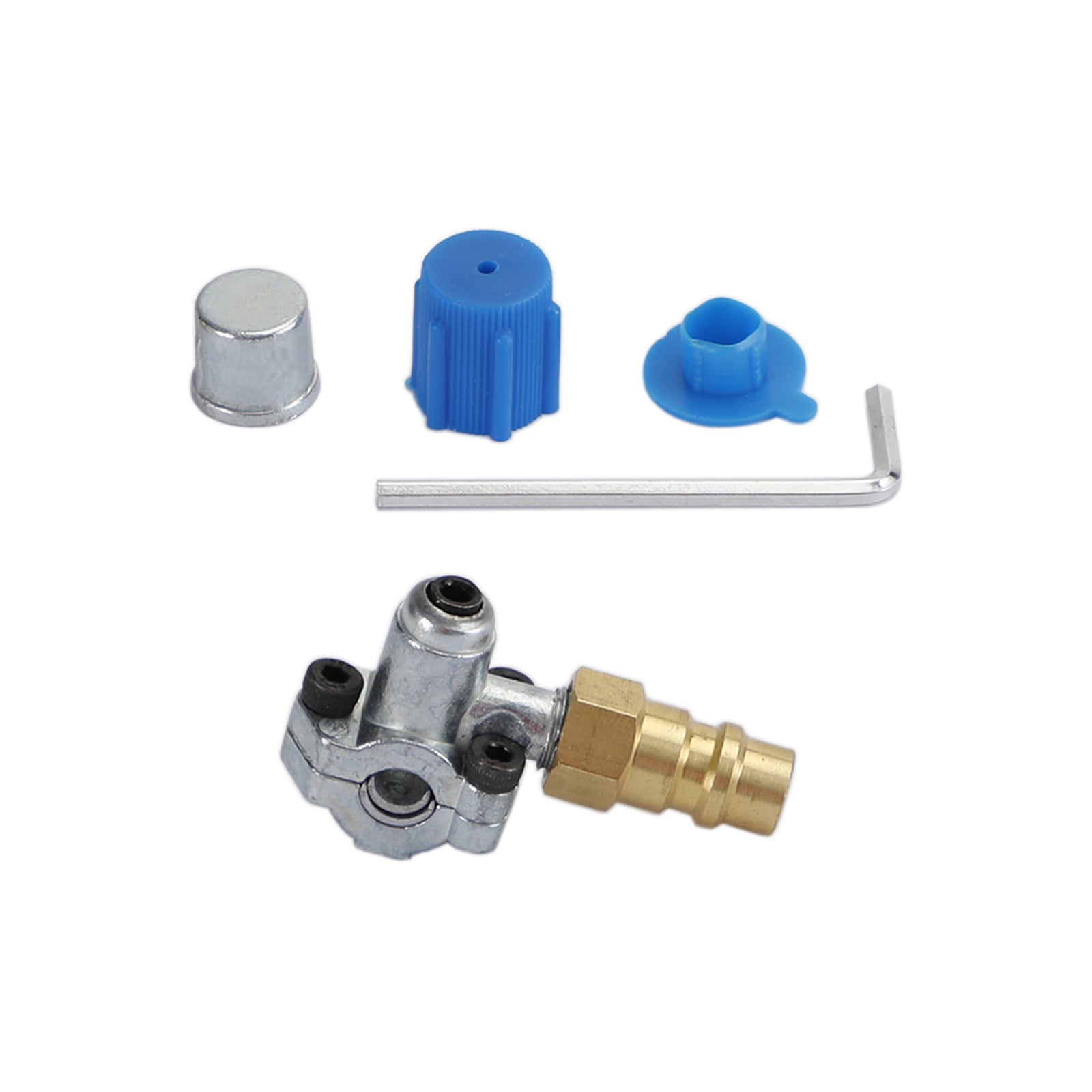 For Refrigerant R12 R22 R134A A/C Retrofit Valve&BPV31 Bullet Piercing Tap Kits