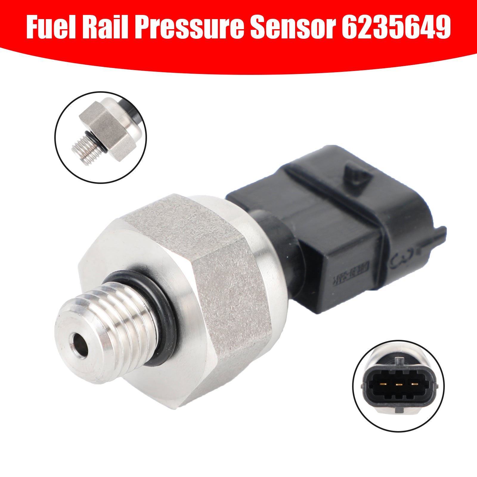 Fuel Rail Pressure Sensor 6235649 For Opel Signum Vectra C + CC Zafira B 2.2