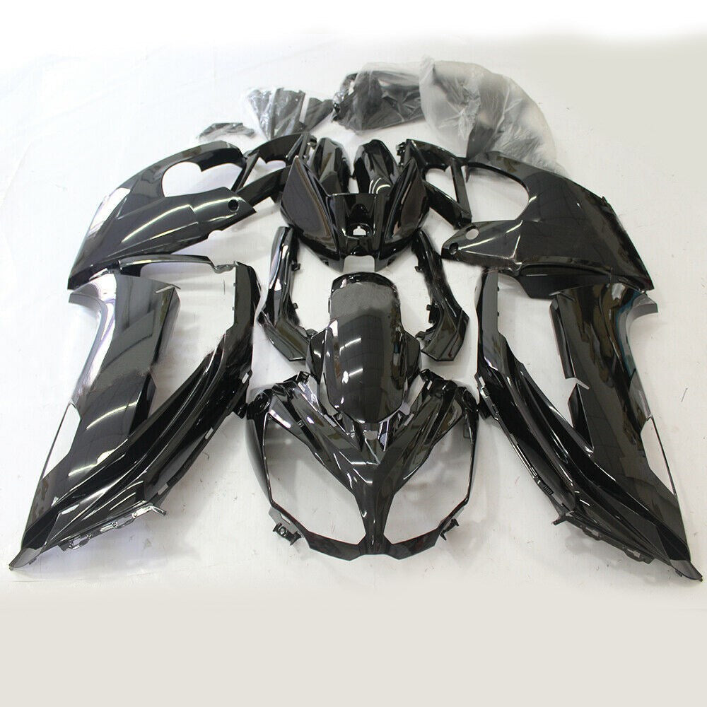 2012-2016 Kawasaki Ninja 650 EX650 Gloss Black Fairing Kit