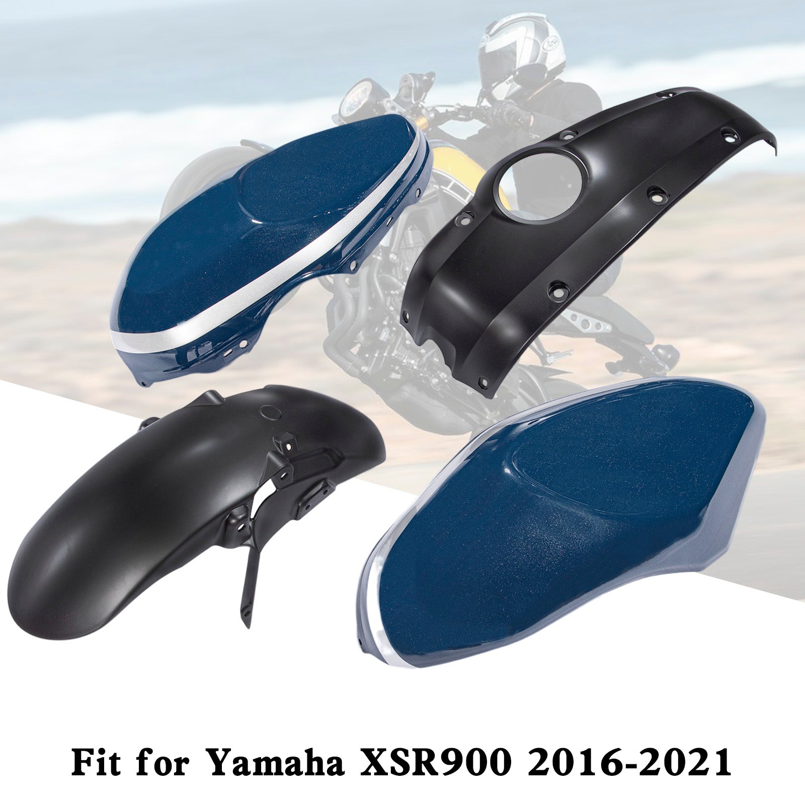 2016-2021 Yamaha XSR900 injectie ABS kunststof carrosseriekuipset 001 #