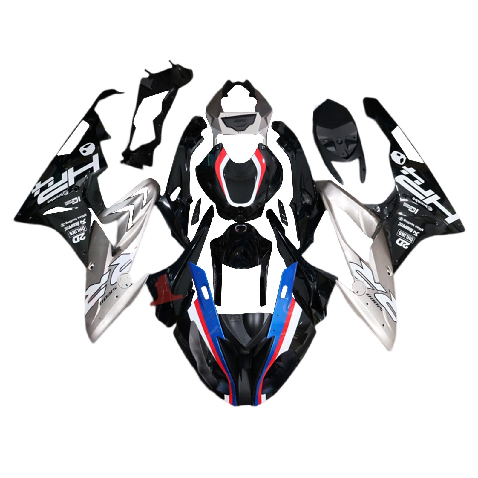 2015-2016 BMW S1000RR Kit Carénage Carrosserie Plastique ABS