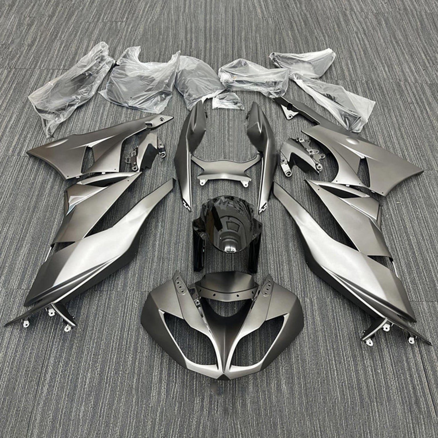 2009-2012 Kawasaki ZX6R 636 Kit de carenado Carrocería Plástico ABS