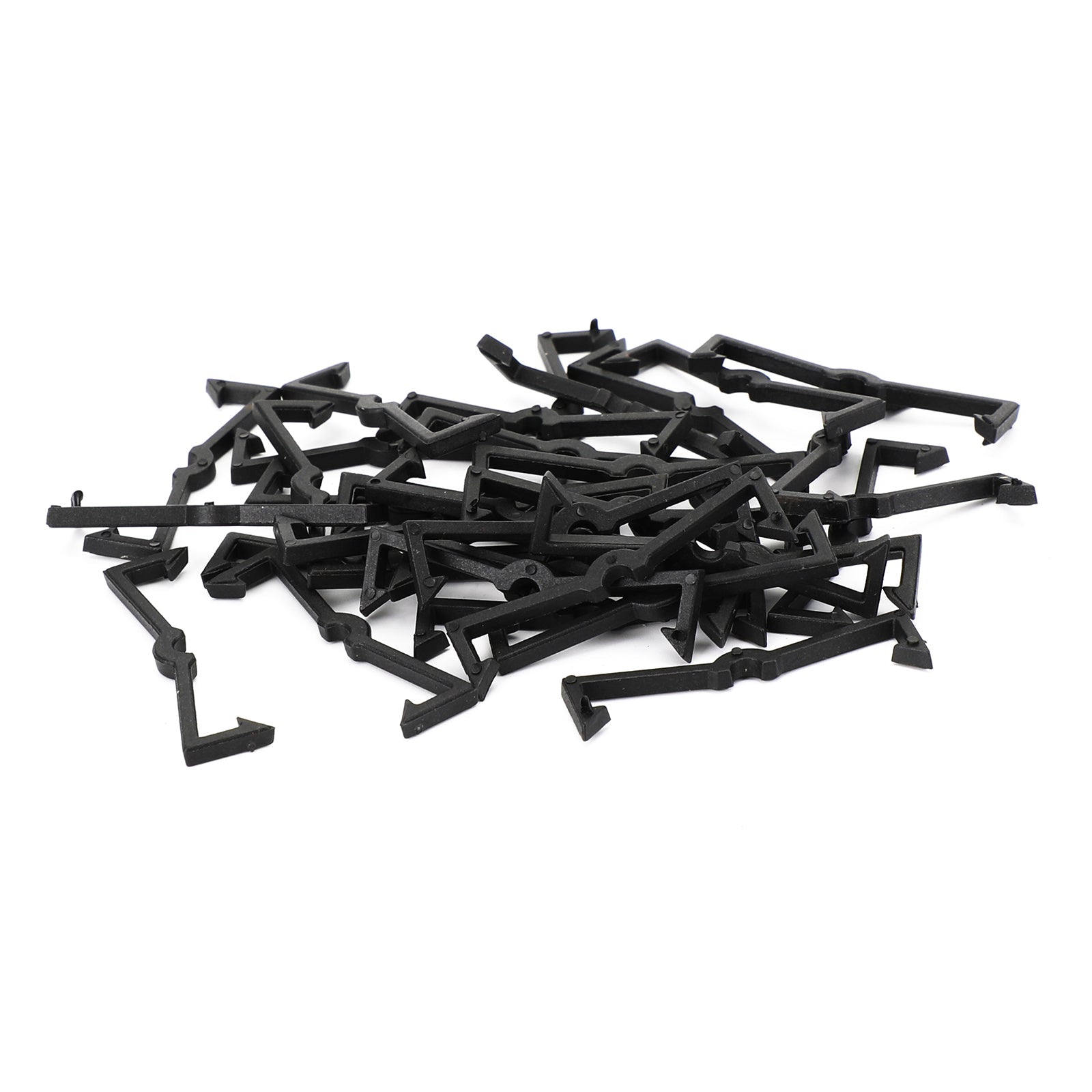 32PCS Plastic Retaining Clips Peg Board Locks Hook For Garage Organization Generic