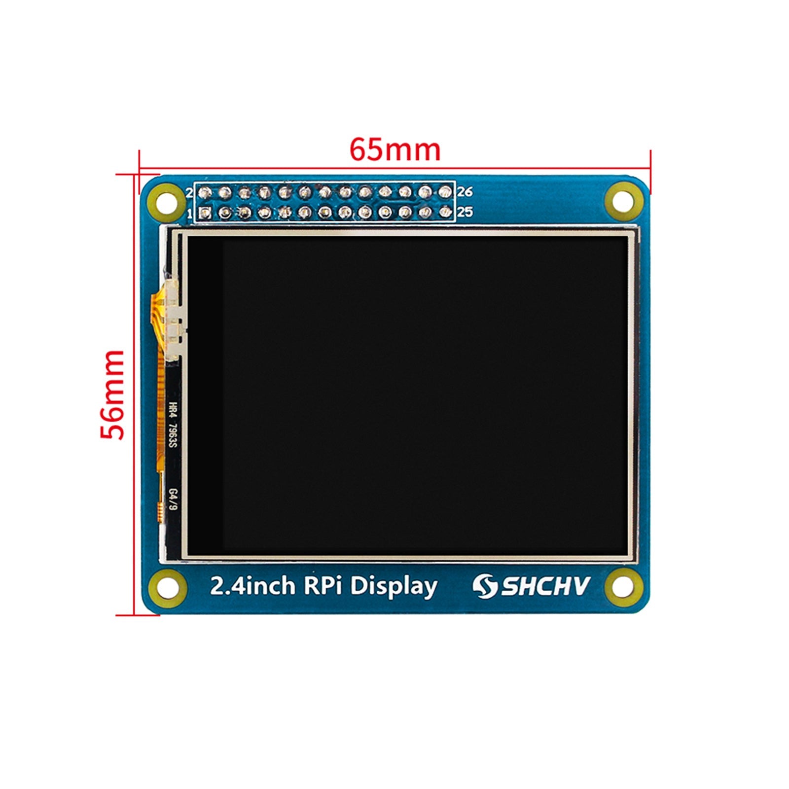 Écran LED 2,4 pouces 320 x 240 pixels pour Raspberry Pi 4B 3B + Zero 2 W.