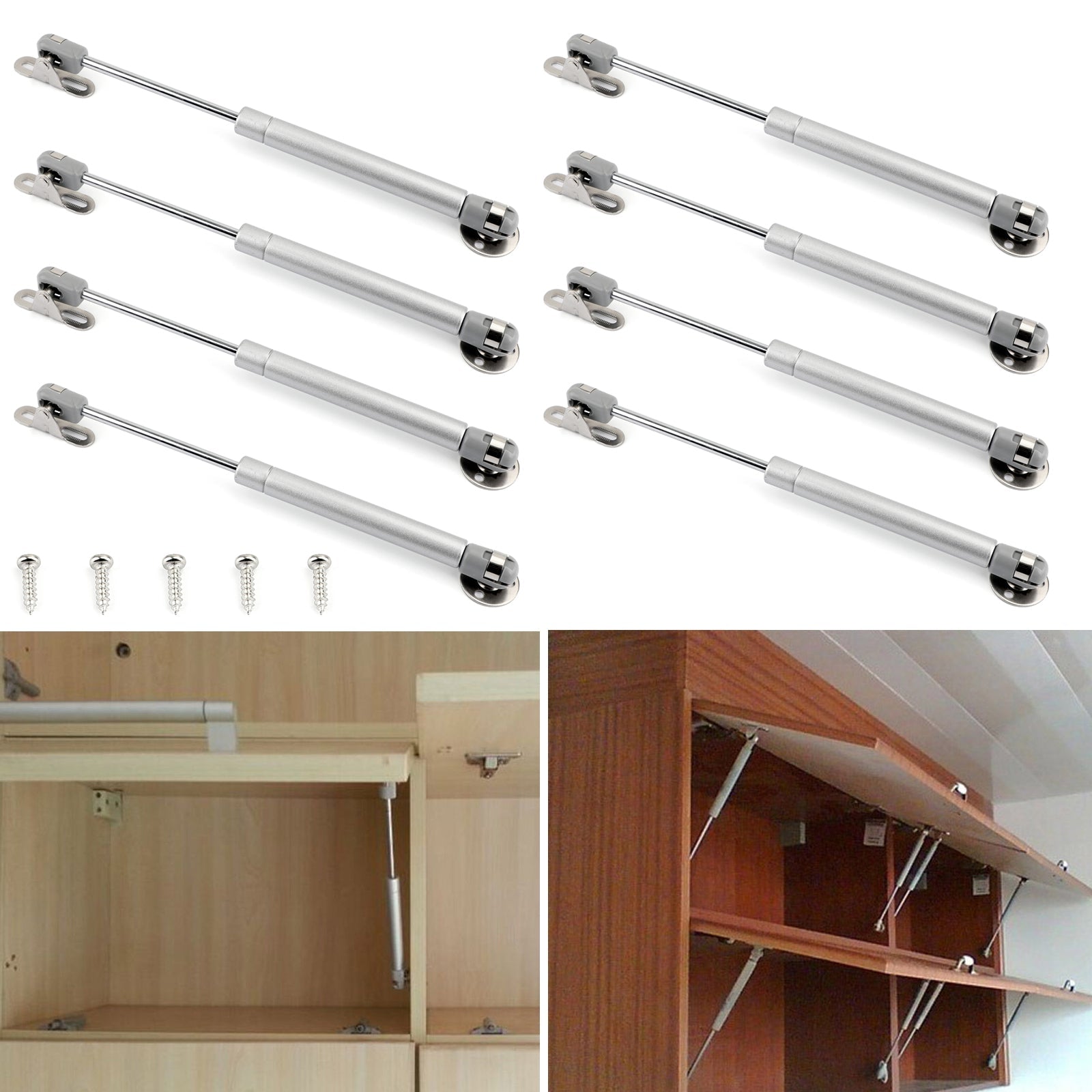 Door Hinge Gas Spring Strut Prop Shock Lift Kitchen Cabinet Hydraulic