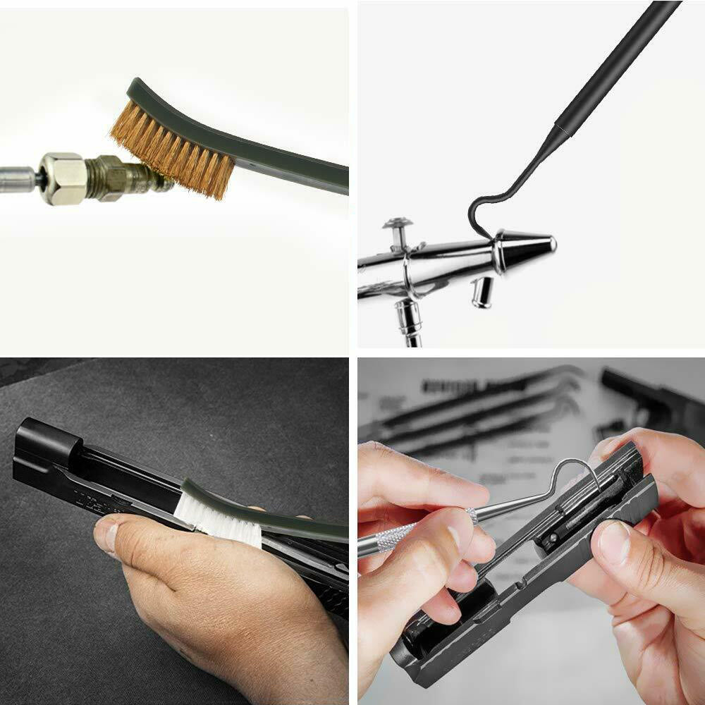 Rifle Pistol Handgun Shotgun 9X Cleaning Set Gun Brush Gun Cleaning Kit