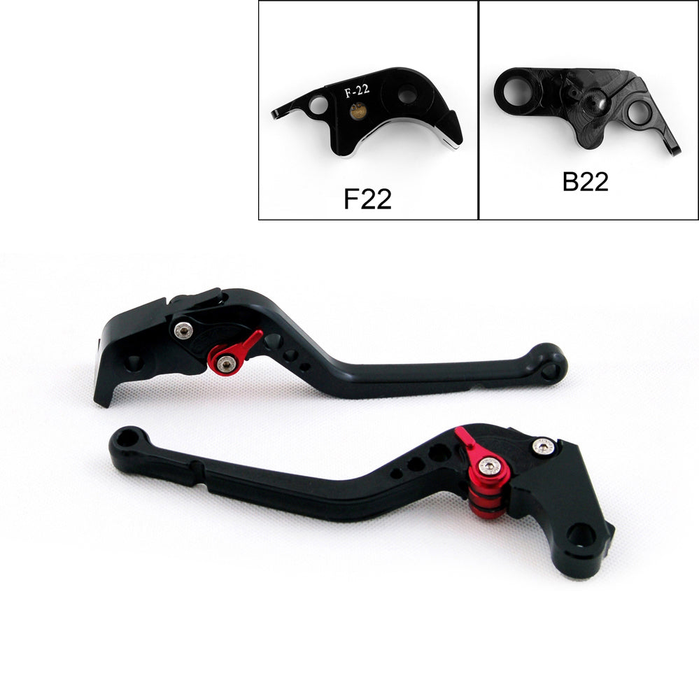 Leviers de frein et d'embrayage longs adaptés à la BMW S1000 RR 2010 – 2014, noirs, génériques