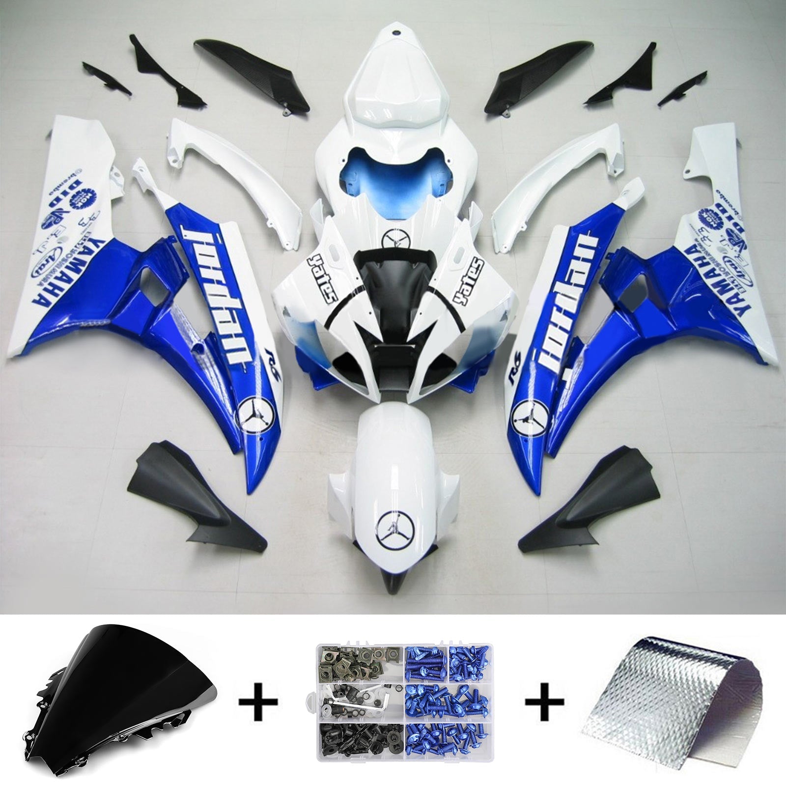 Kit de carenado Yamaha YZF 600 R6 2006-2007 genérico