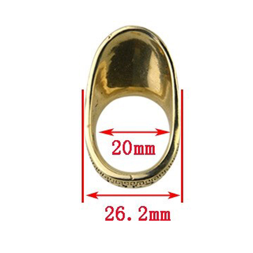 Boogschieten 20 mm koperen duimring vingerbeschermer beschermer uitrusting boog jacht