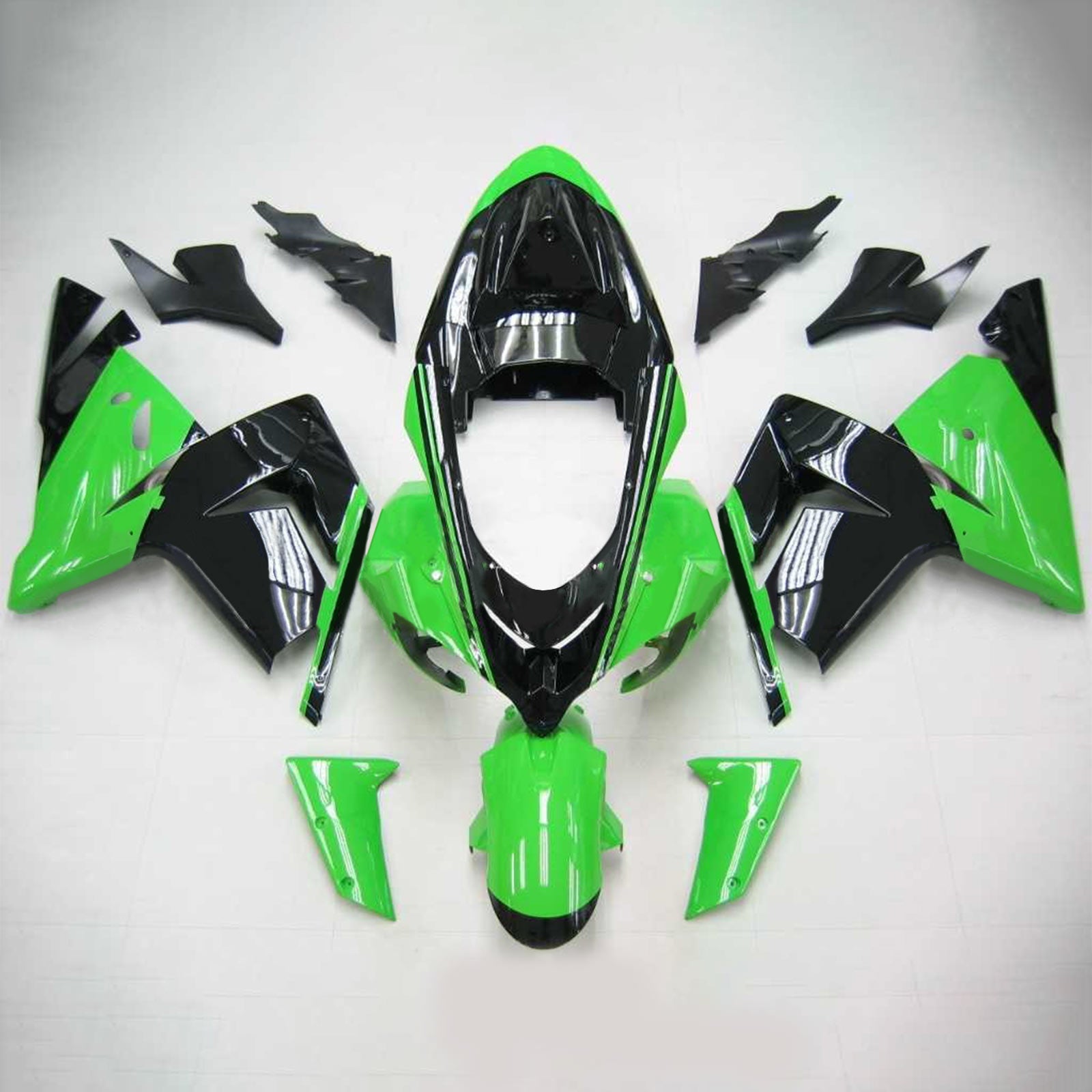 2004-2005 Kawasaki ZX10R Amotopart Injection Fairing Kit Bodywork Plastic ABS #101