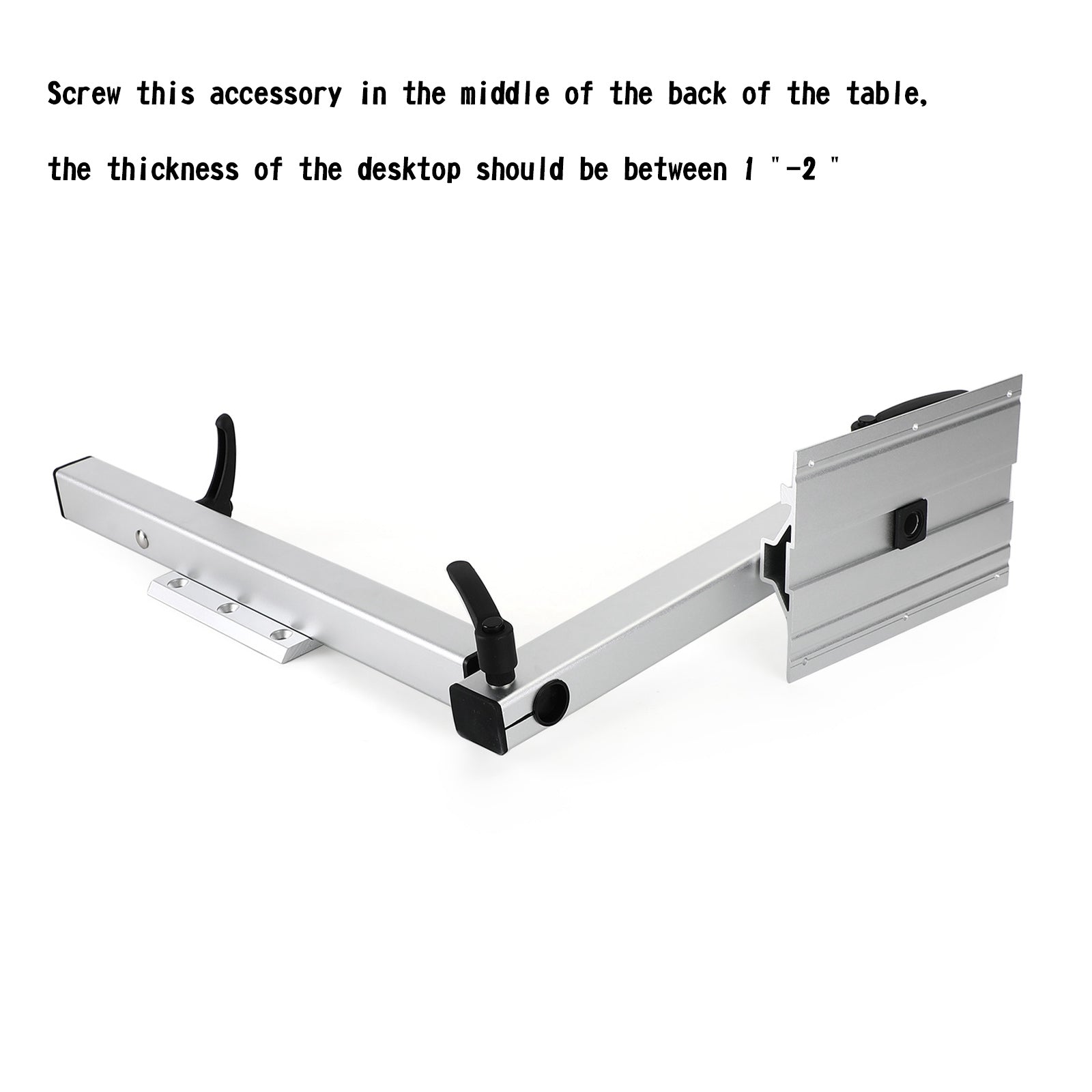 Économisez de l'espace et personnalisez votre espace avec le pied de table RV facile à installer – Convient pour les caravanes et les chambres.