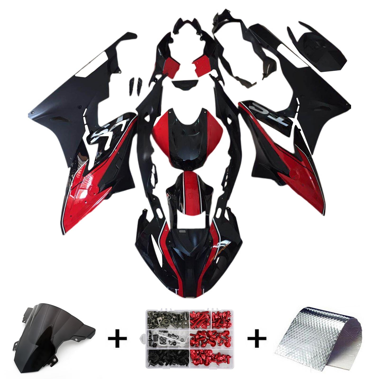 2015-2016 BMW S1000RR Fairing Kit Karosseri Plast ABS