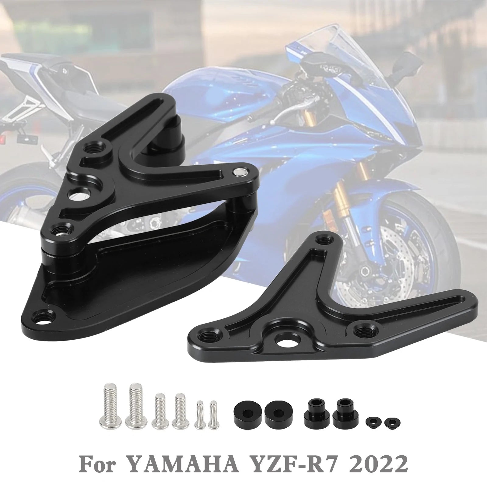 Yamaha YZF-R7 R7 2022 Garde-orteil de pignon de crochet de support de moto en aluminium