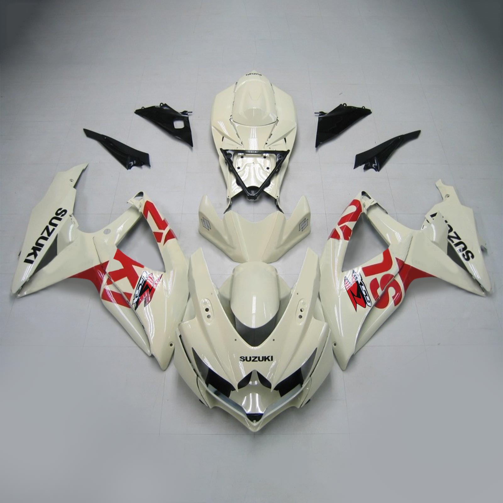 2008-2010 Suzuki GSXR 600/750 K8 Injection Fairing Kit Bodywork Plastic ABS