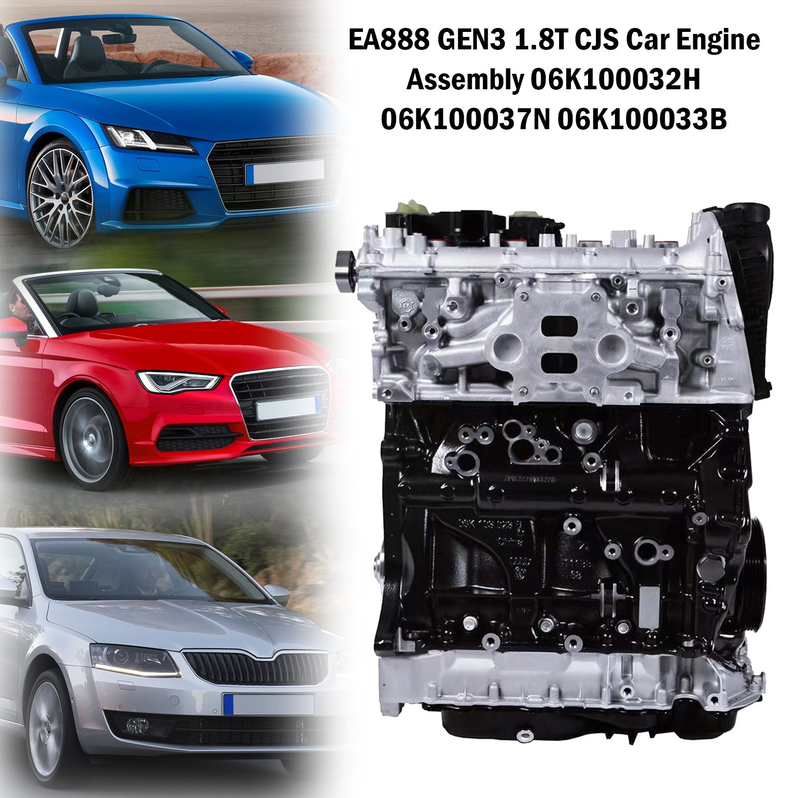 Nouveau Moteur de voiture EA888 GEN3 1.8T CJS 06K100032H 06K100037N 06K100033B