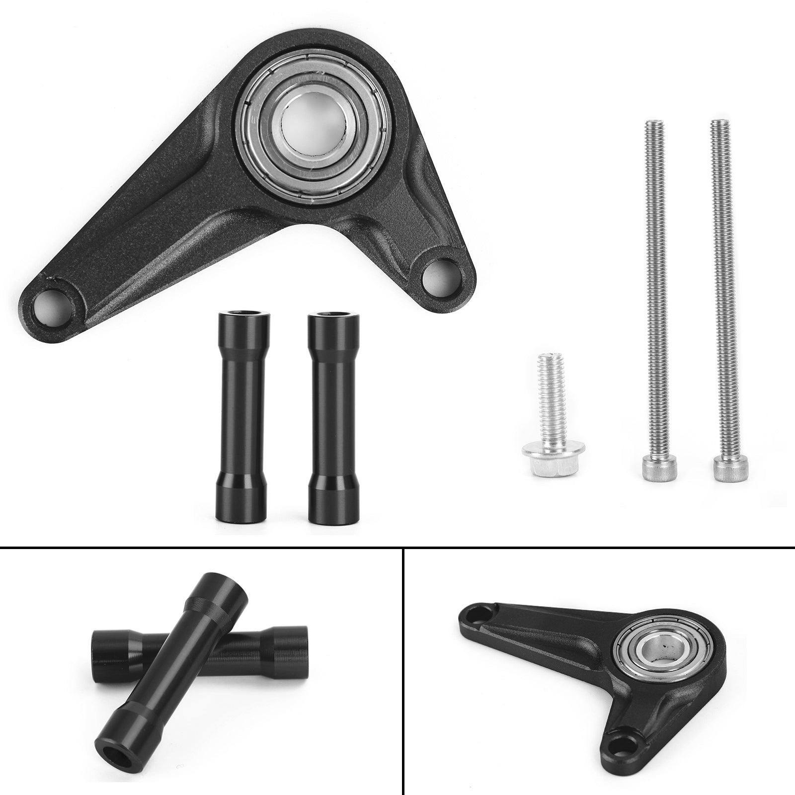 Cnc Shifting Gear Stabilizer High Modified Black For Honda Msx 125 Sf Grom 20-21