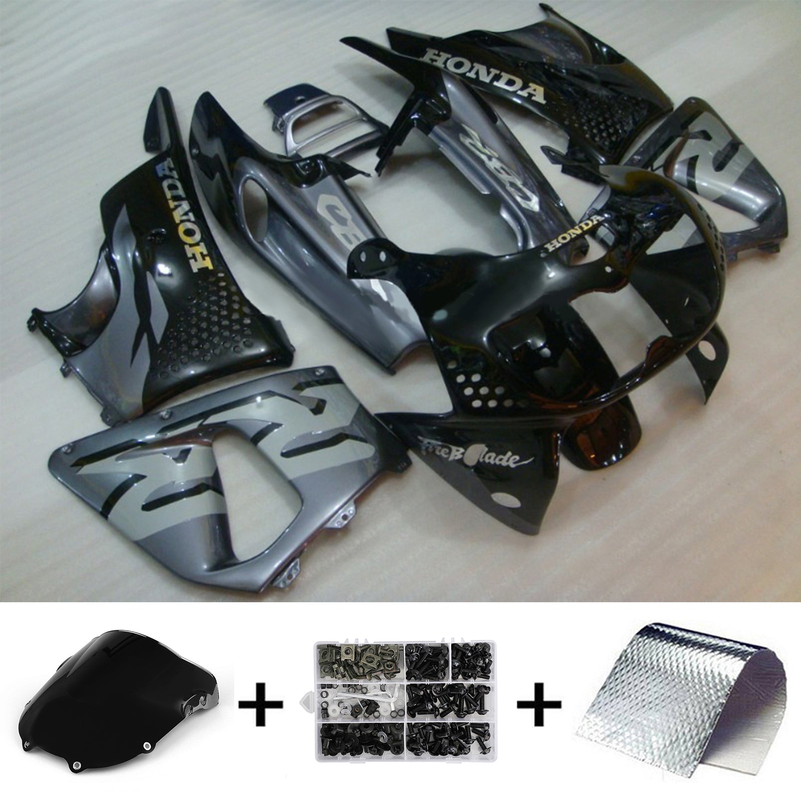 1996-1997 Honda CBR900RR 893 Amotopart Injection Fairing Kit Bodywork Plastic ABS #108