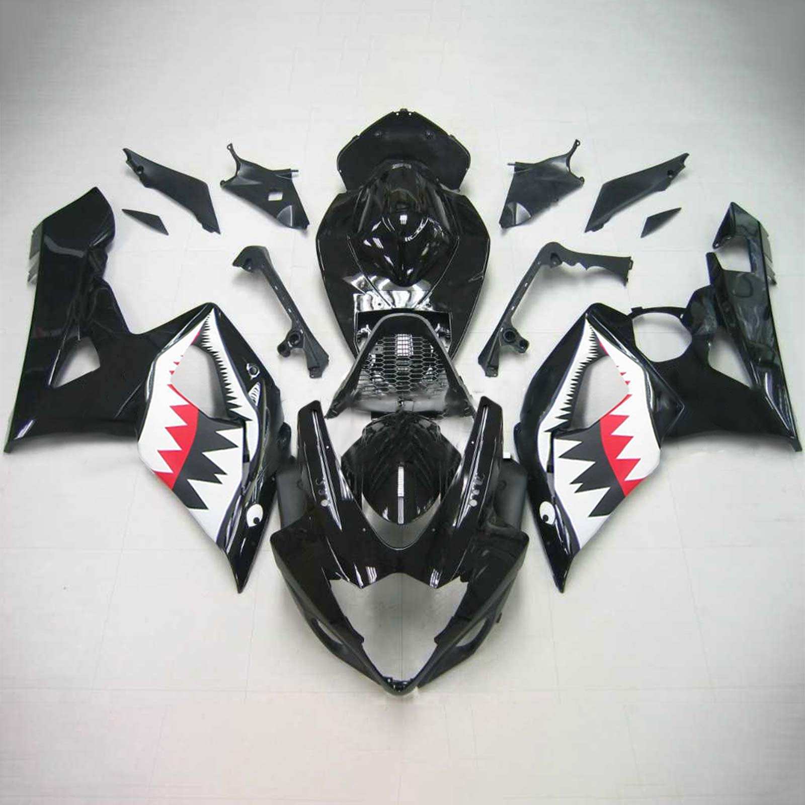 2005-2006 Suzuki GSXR1000 K5 Amotopart Injection Fairing Kit Bodywork Plastic ABS #129