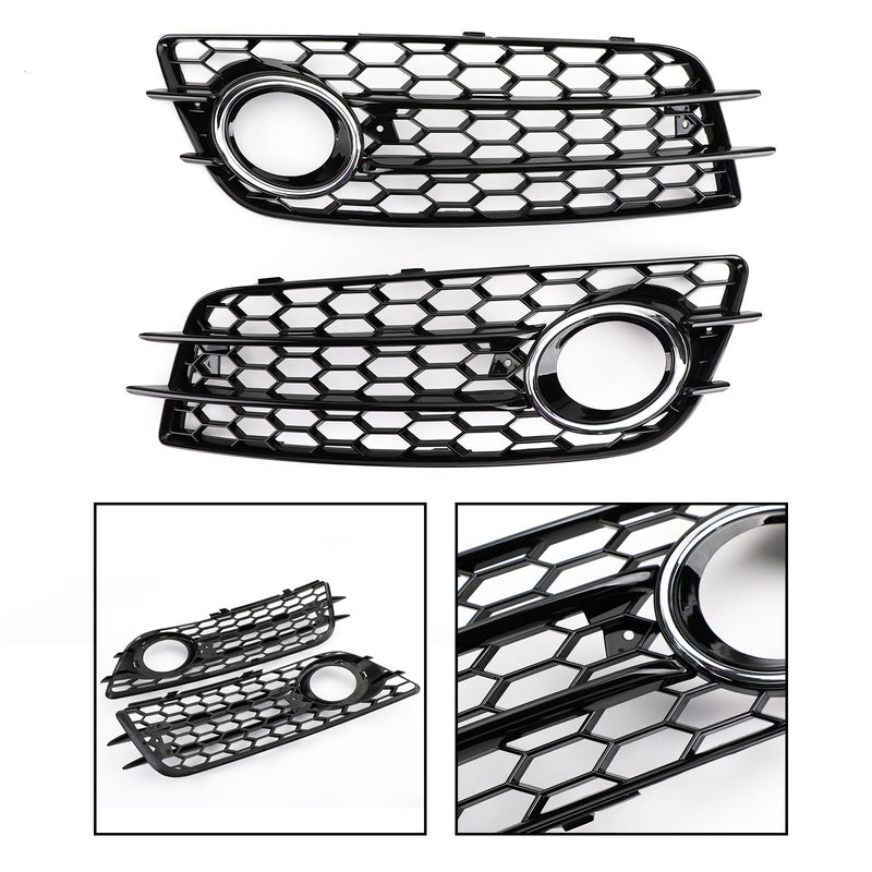 A4 S-LINE S4 2008-2012 Audi Honeycomb Style Mistlamp Grill Vervanging Grille Bumper