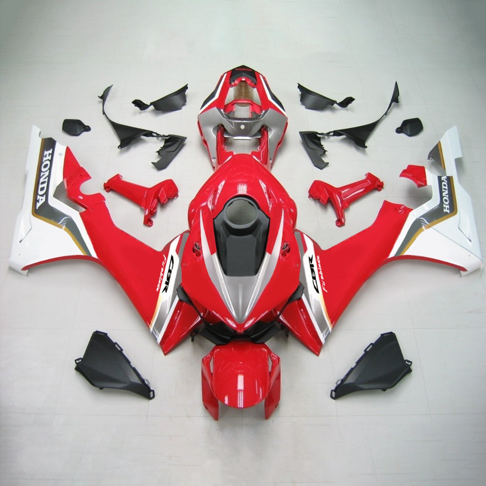 2020-2022 Honda CBR1000RR-R Kit de carénage d'injection Amotopart carrosserie plastique ABS #112