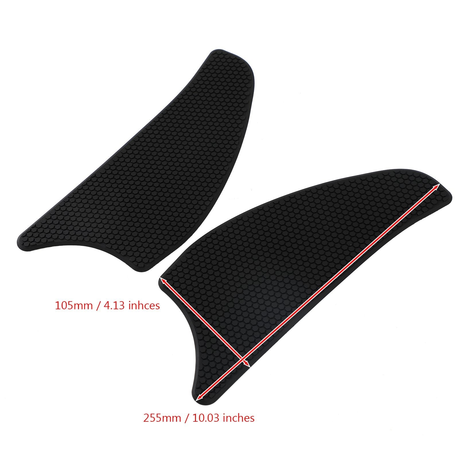 Tankpad Traction Grip Protector 2-delige set Geschikt voor Kawasaki Versys 1000 15-19 Generiek