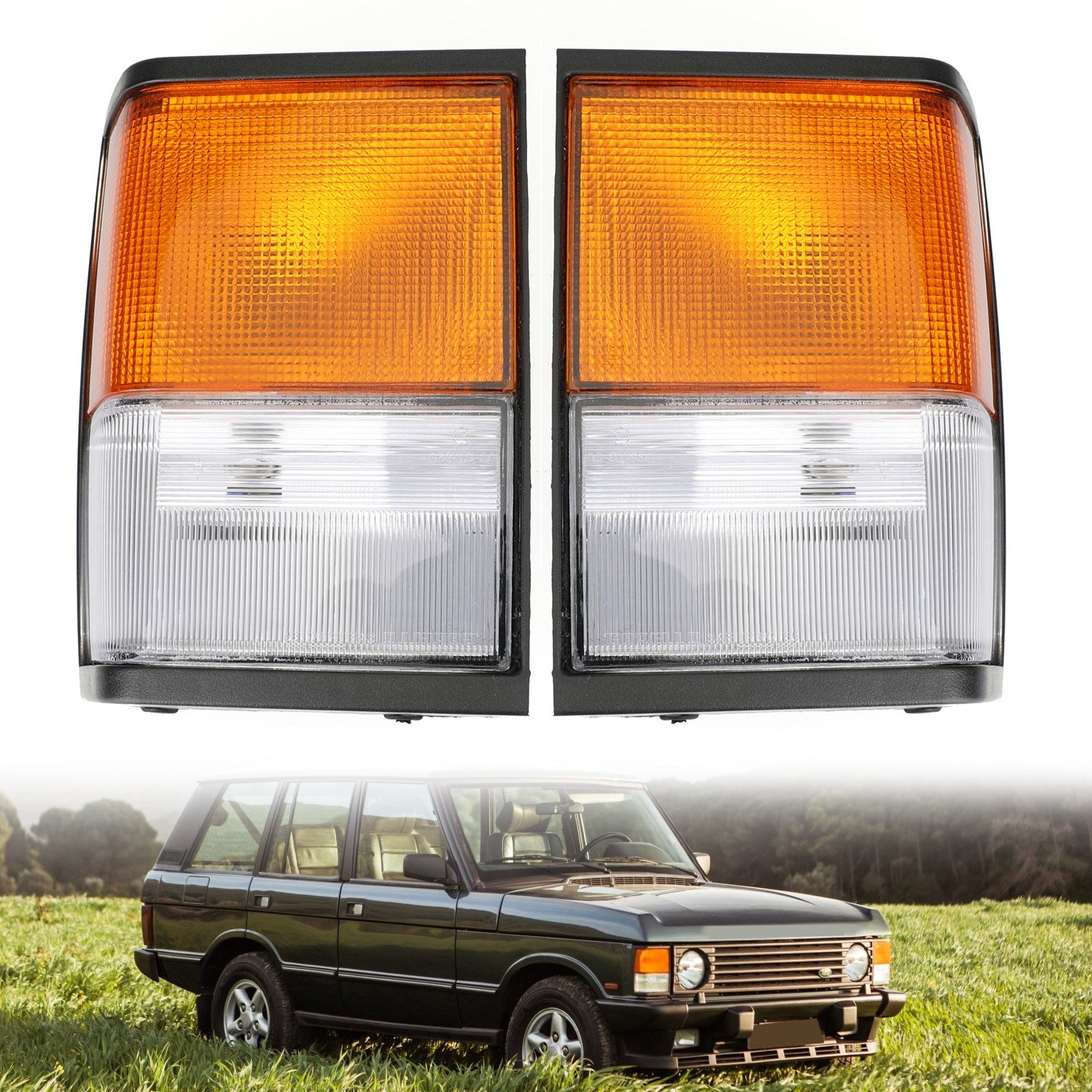 1987-1995 Land Rover Range Rover Classic Lampes d'angle neuves transparentes génériques