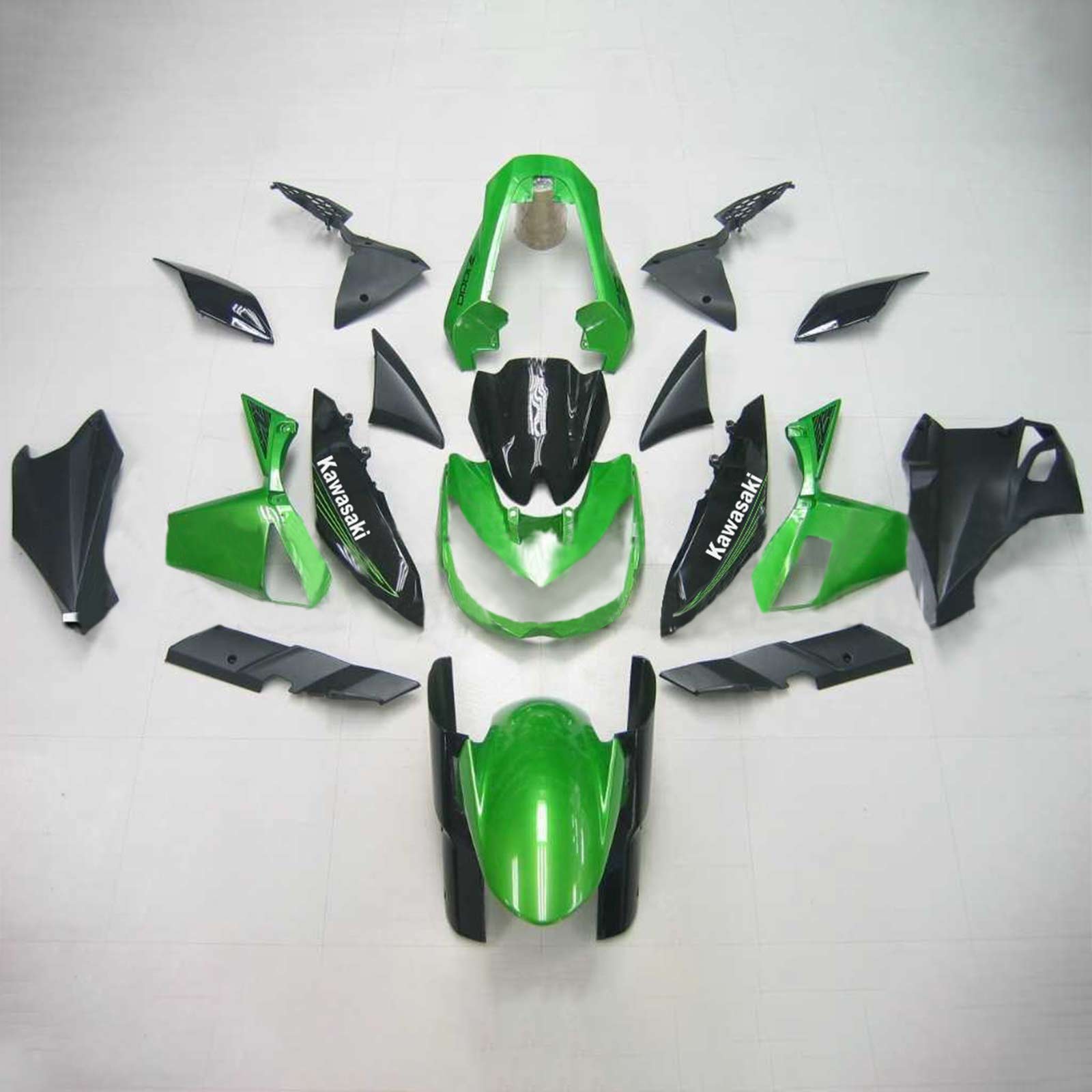 2010-2013 Kawasaki Z1000 Amotopart Injection Fairing Kit Bodywork Plastic ABS #102