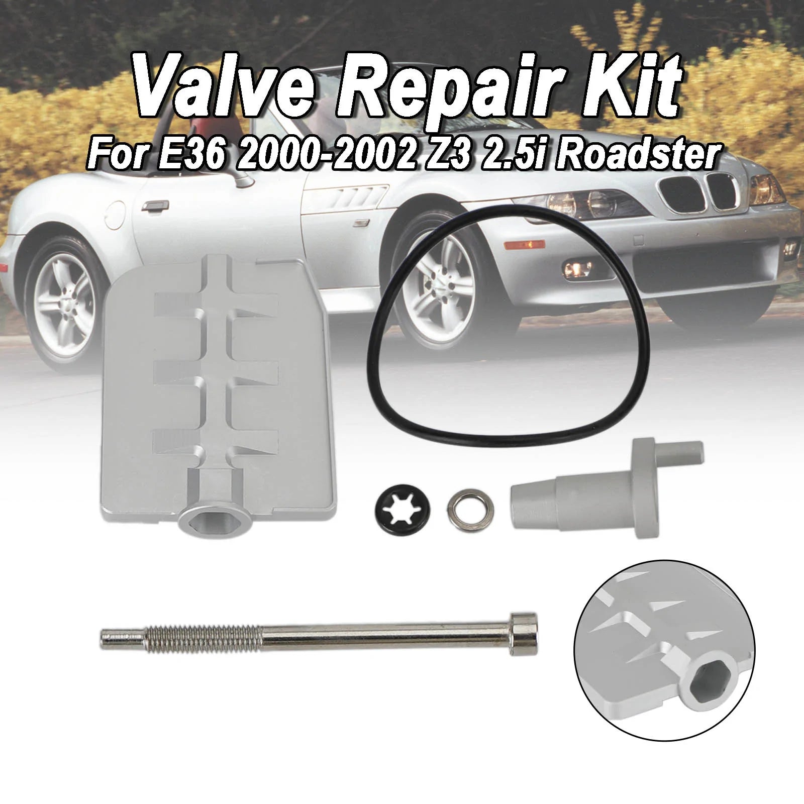 BMW DISA Fix Overhaul M54 2.2 2.5 Aluminium Valve Repair Kit Rebuild Rattle X8R0043, 11617544806, 11617502269, 7544806, 7502269