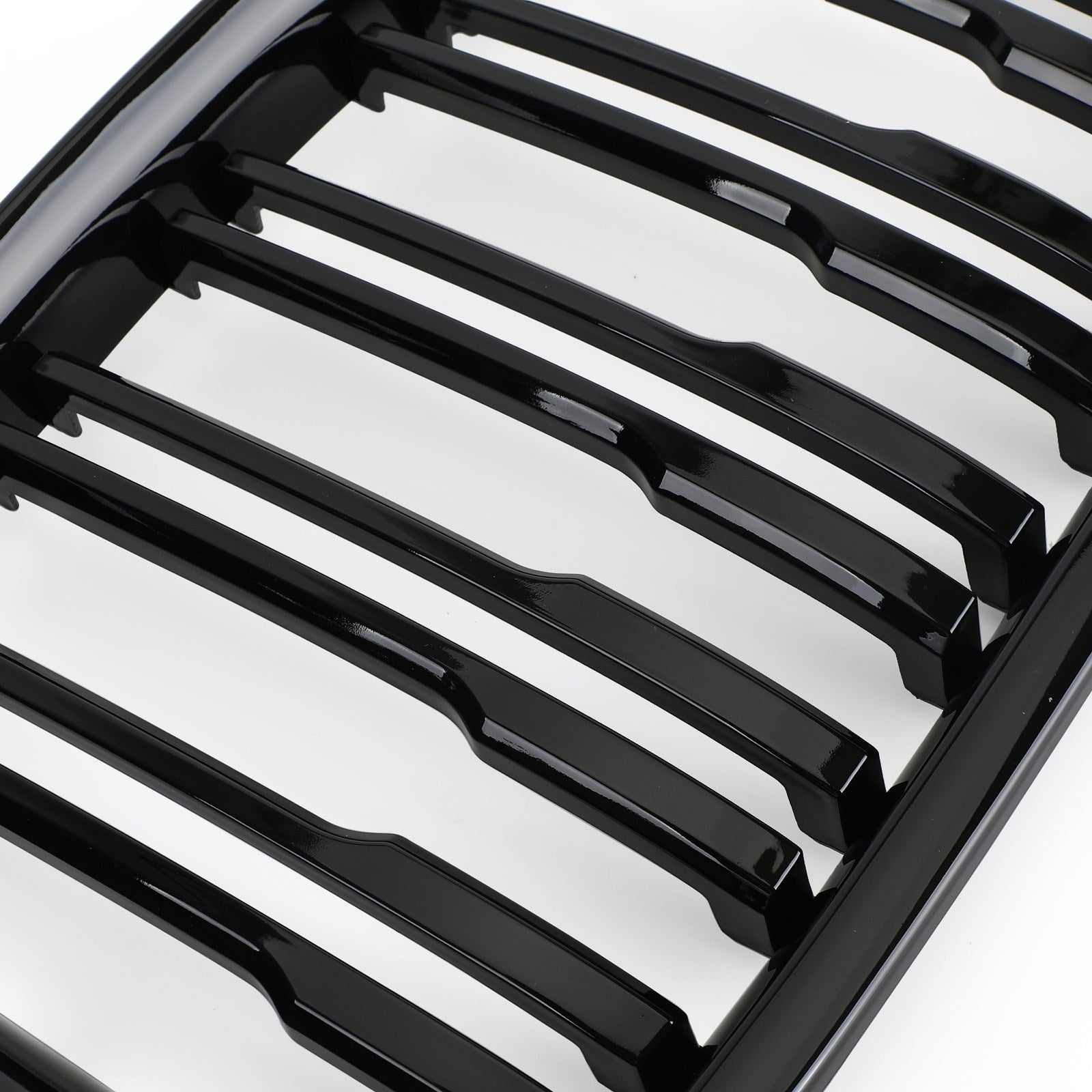 2009-2014 BMW X1 E84 Dual Slats Front Hood Kidney Grill Grille Matt Black/Gloss Black 51112993305 51112993306 51112993307 51112993308 51117347669 51117347670 Generic