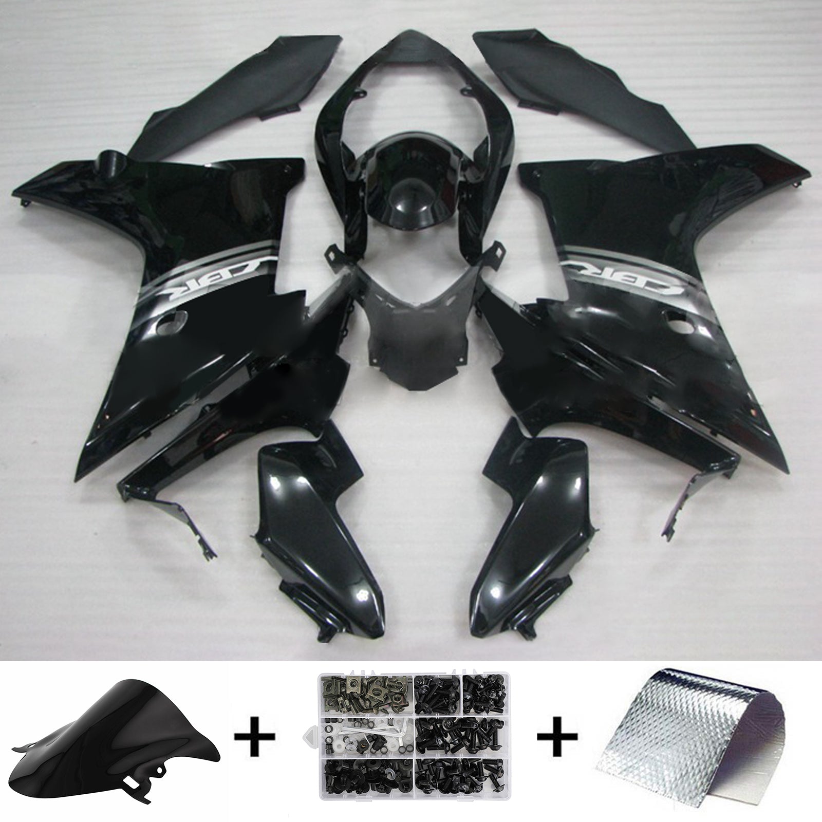 2011-2013 Honda CBR600F Injectiekuipset Carrosserie Kunststof ABS #109