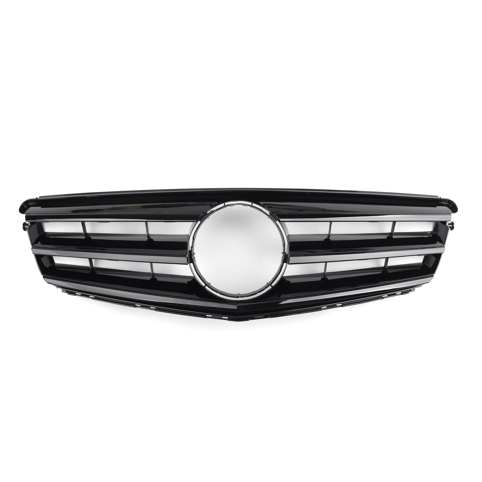 2008-2014 Benz C-KlasseW204 W/LED-embleem C300/C350 Zwarte voorbumpergrille Generiek