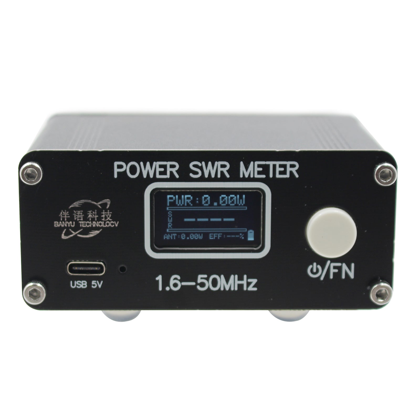 QRP 150W 1.6-50MHz SWR HF Shortwave Standing Wave Meter SWR/Power Meter FM/AM/CW