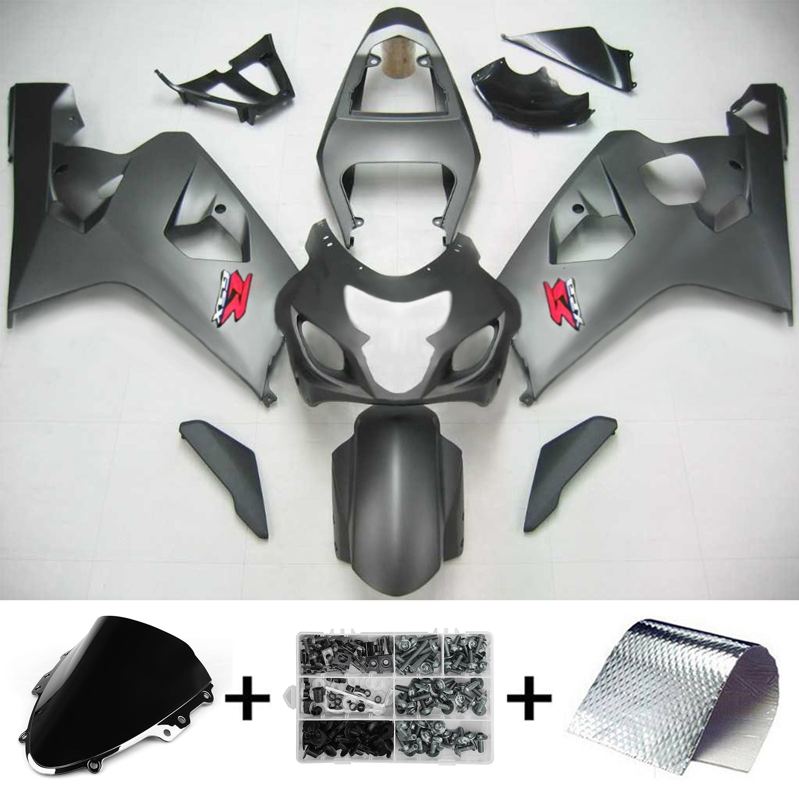 2004-2005 Suzuki GSXR 600/750 K4 Amotopart Injection Fairing Kit Bodywork Plastic ABS #110