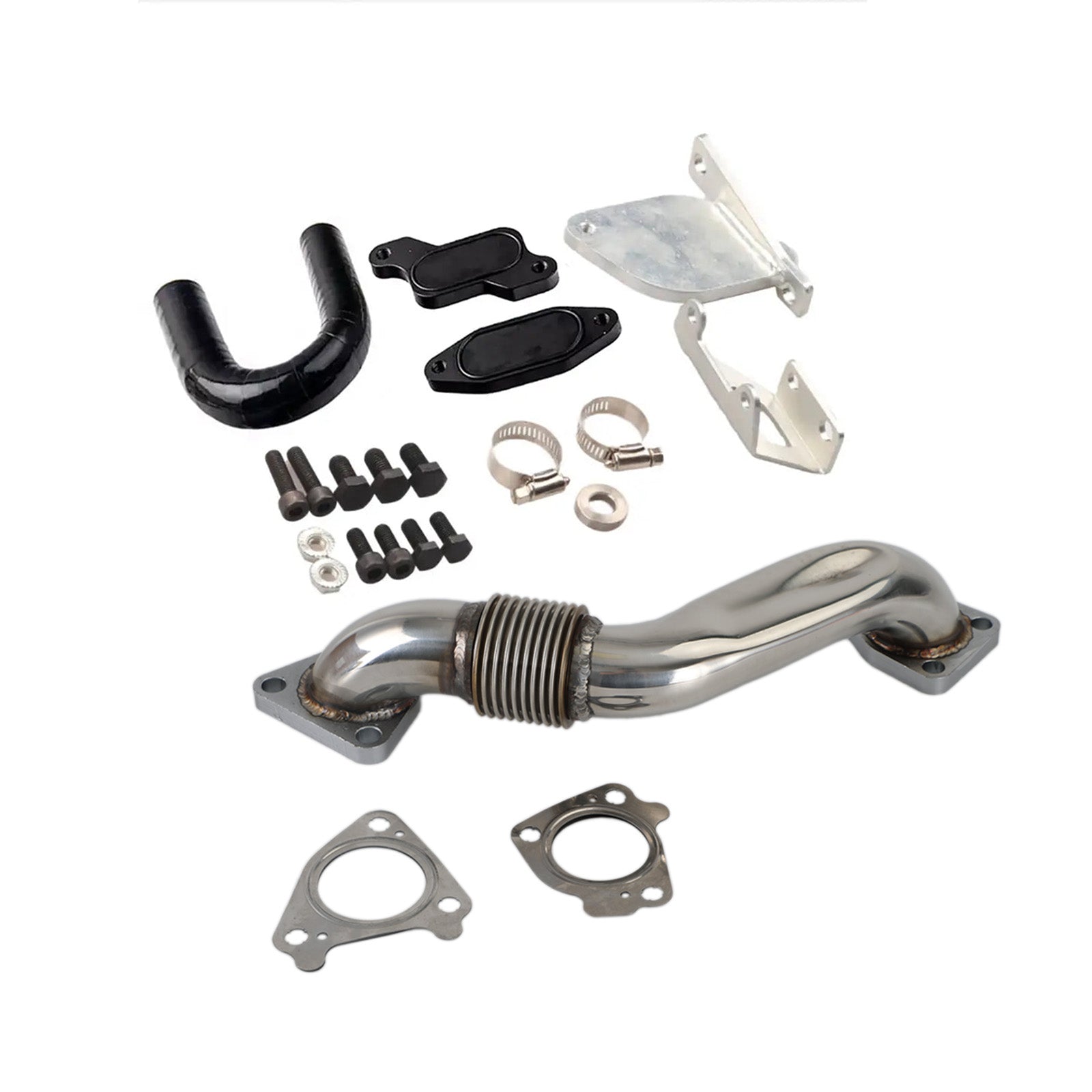 Kit de suppression EGR et tuyau de passager pour Chevy Chevrolet Silverado GMC 2500 3500 LMM 6,6l Duramax 2007.5 – 2010