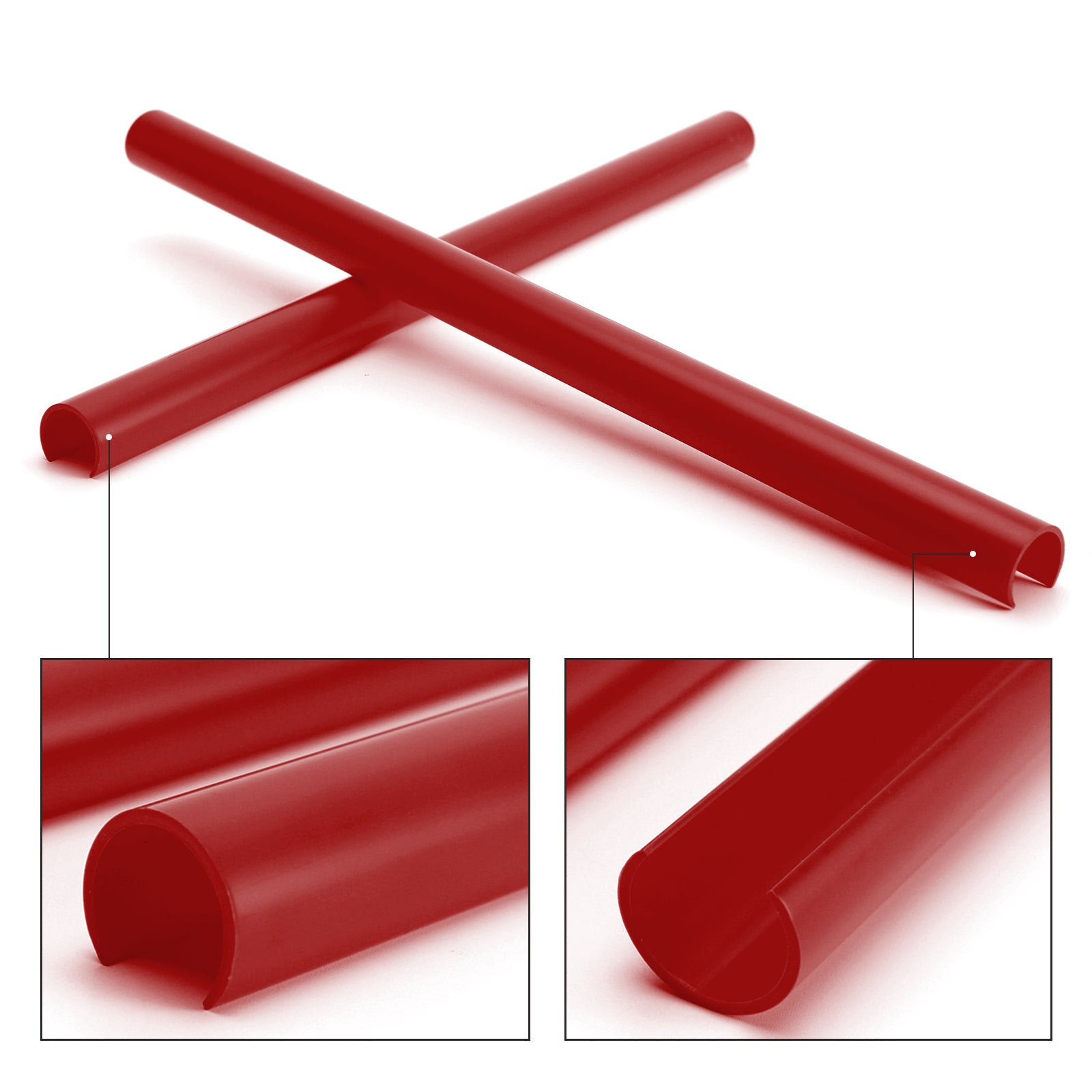 Barre de Support de couleur # E, enveloppe de renfort en V pour BMW E60 rouge