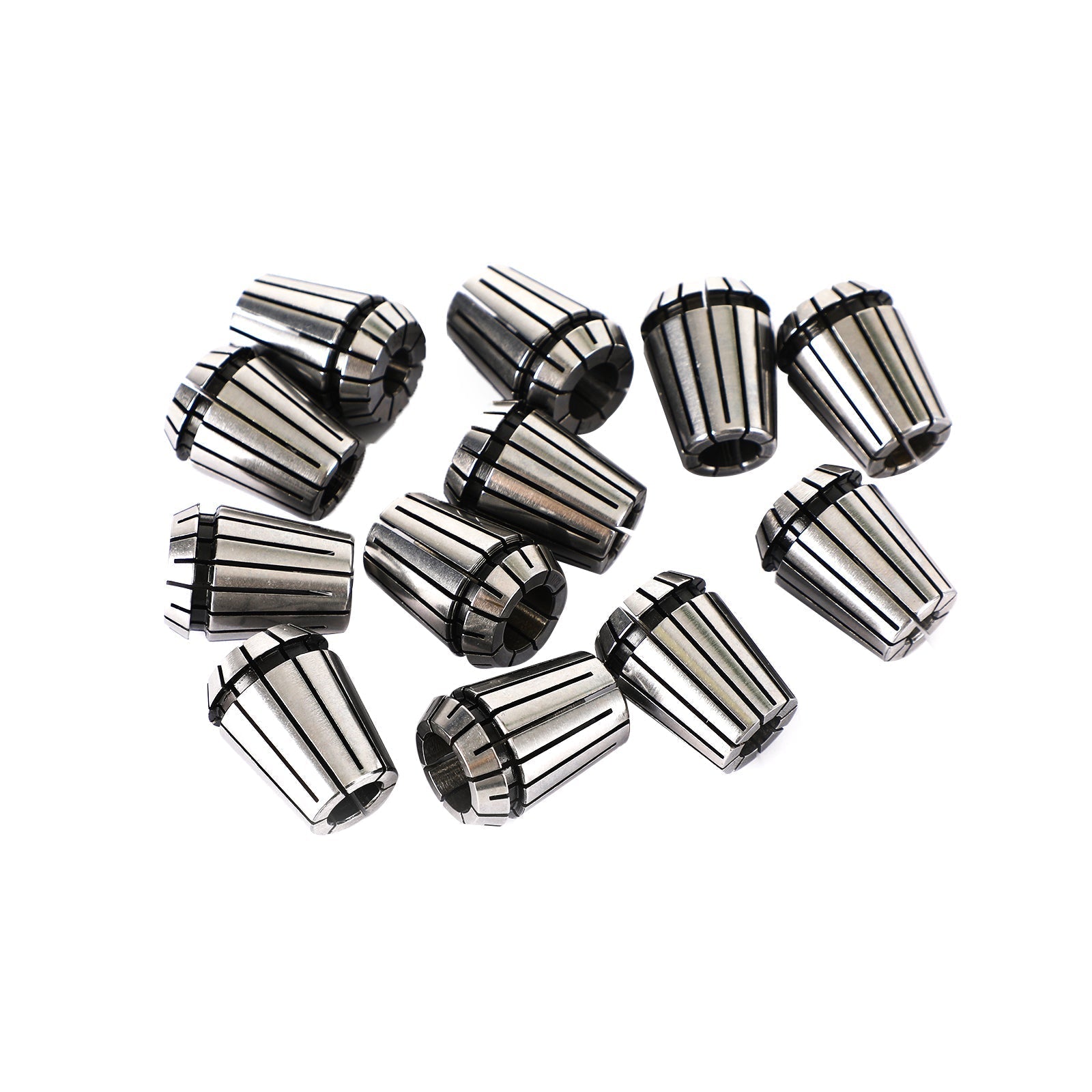 12Pcs ER25 Spring Collet Set For CNC Milling Lathe Tool Engraving Machine Steel