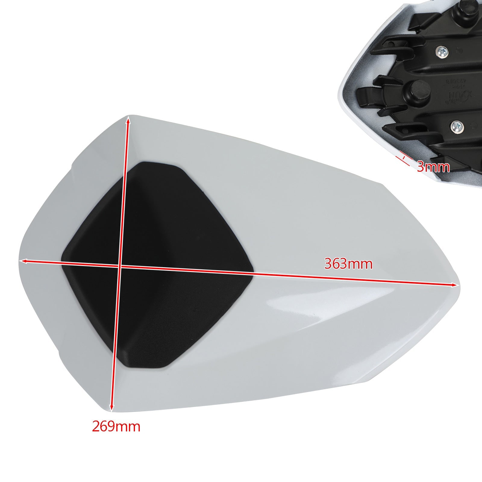 Rear Tail Seat Fairing Cowl Cover For Speed Triple RS 1050 2018-2021 Generic