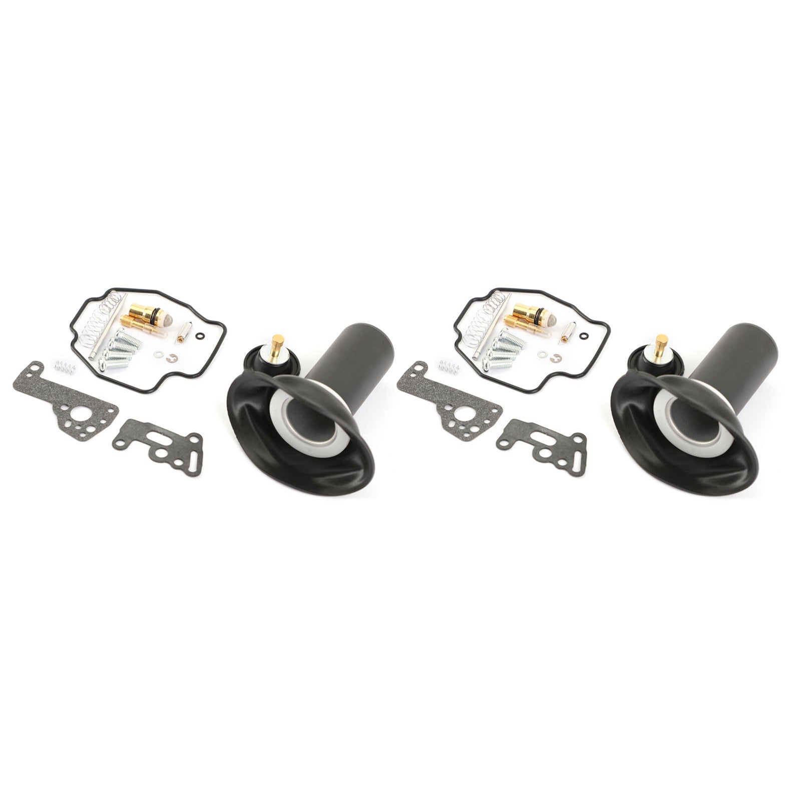 Kit de reparo de carburador de 2set Diafragma para Yamaha virago 535 xv535 1990-01 genérico