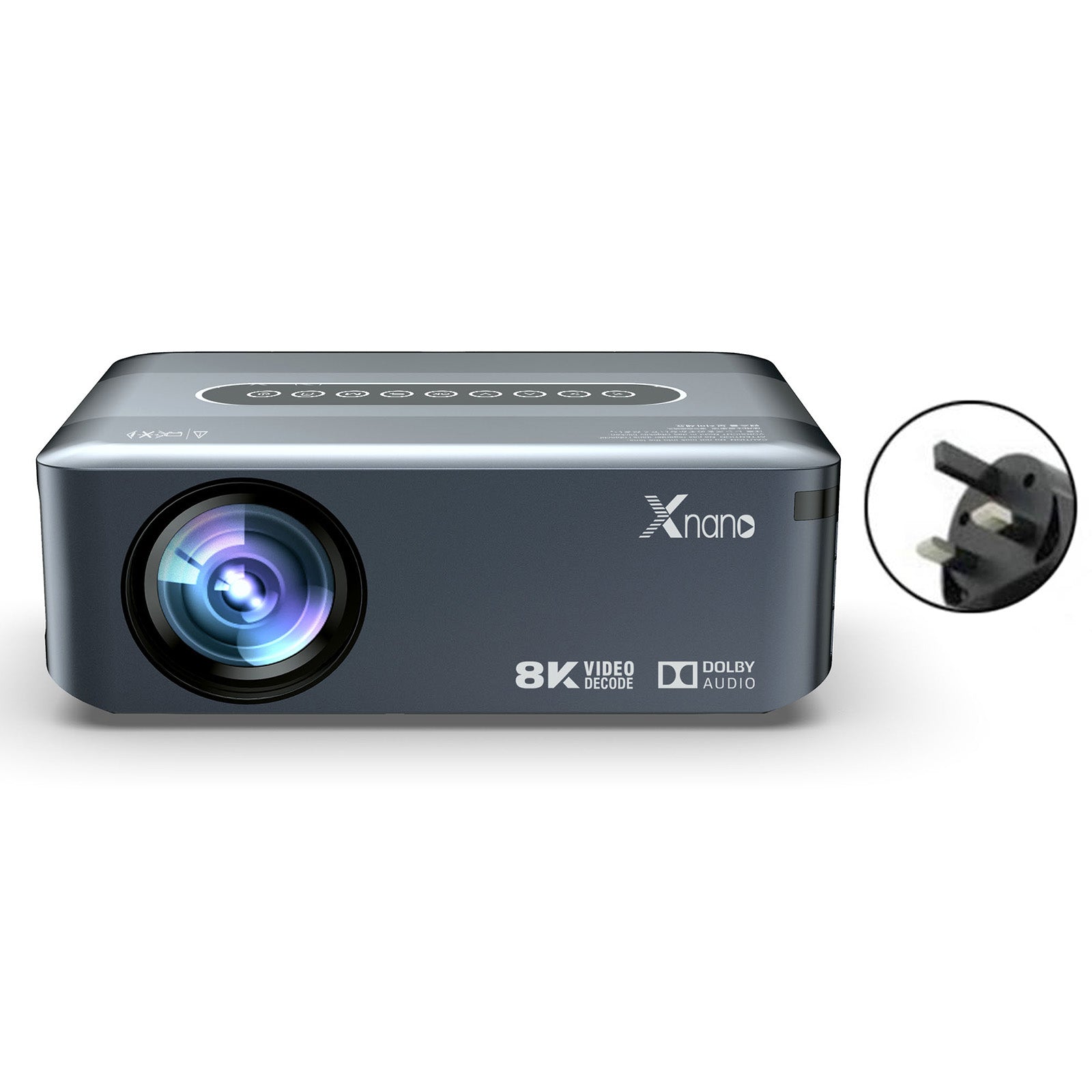 Projection de décodage Ultra HD 8K 1080p projecteur de film Android maison HDMI USB