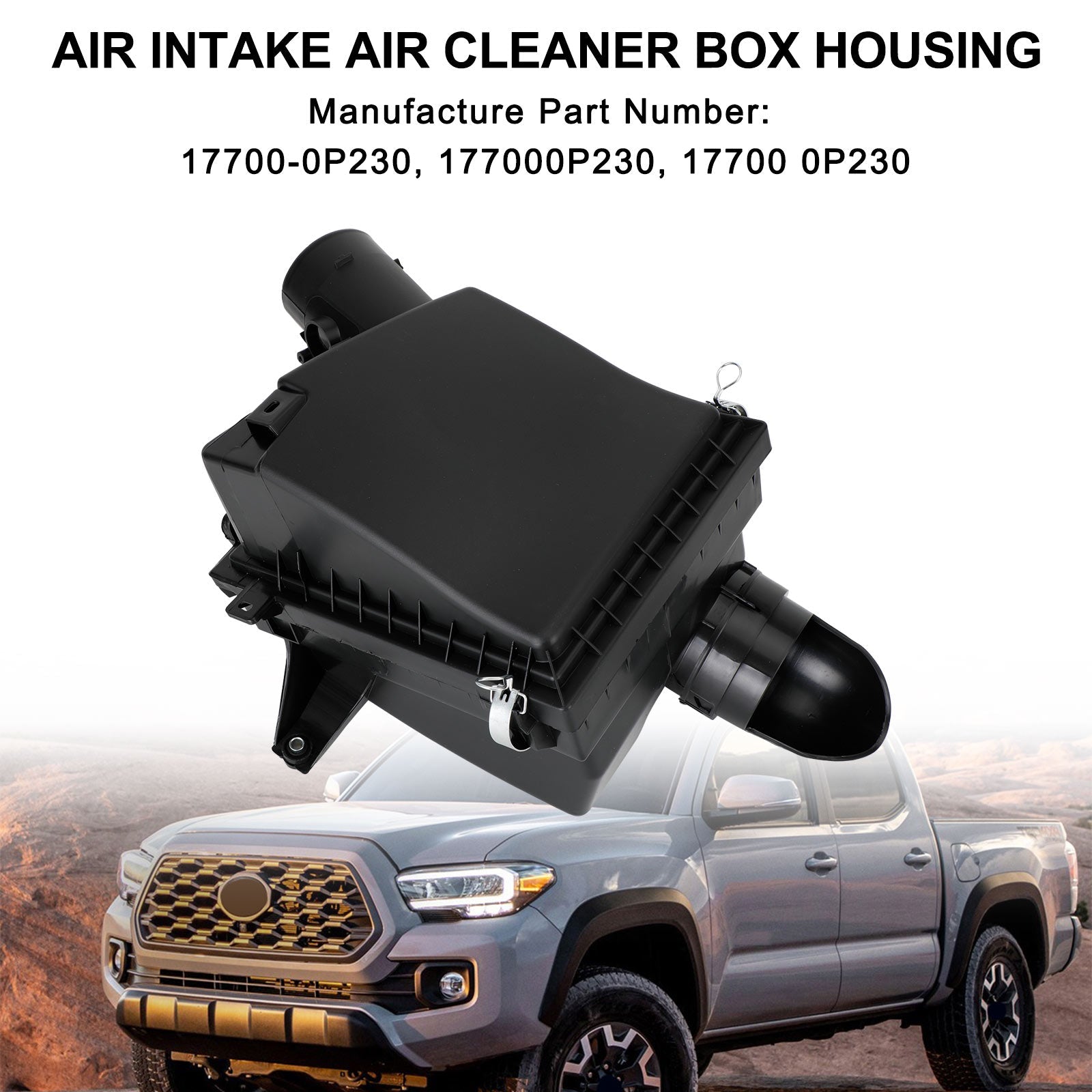 Toyota Tacoma 2015-2022 Air Intake Housing Air Cleaner Box 17700-0P230 Black