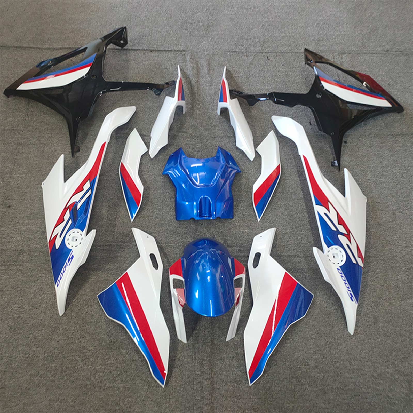 2019-2022 BMW S1000RR Amotopart Kit de carénage d'injection carrosserie plastique ABS #110